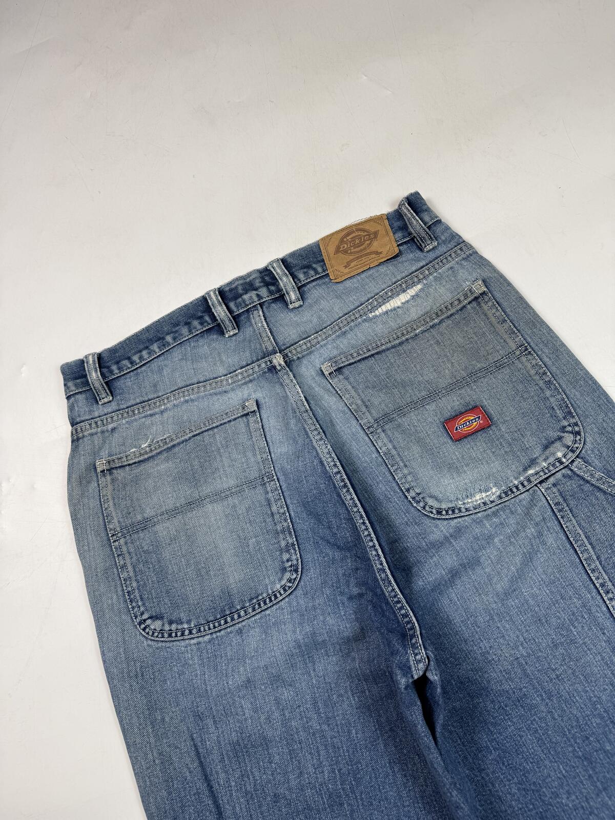 Vintage Dickies baggy carpenter denim jorts (W34)