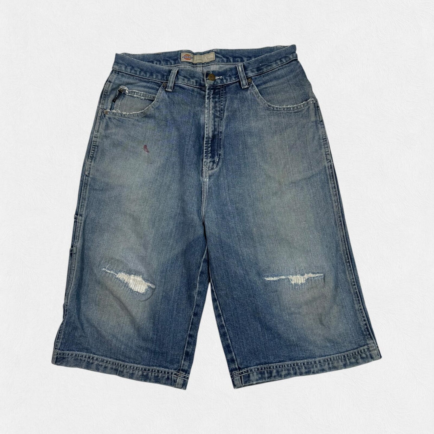 Vintage Dickies baggy carpenter denim jorts (W34)