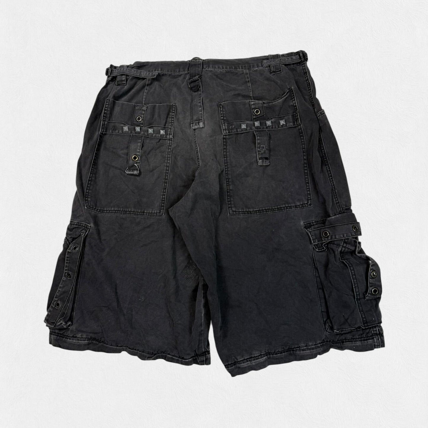 Vintage Punk baggy hip hop cargo shorts (W40)
