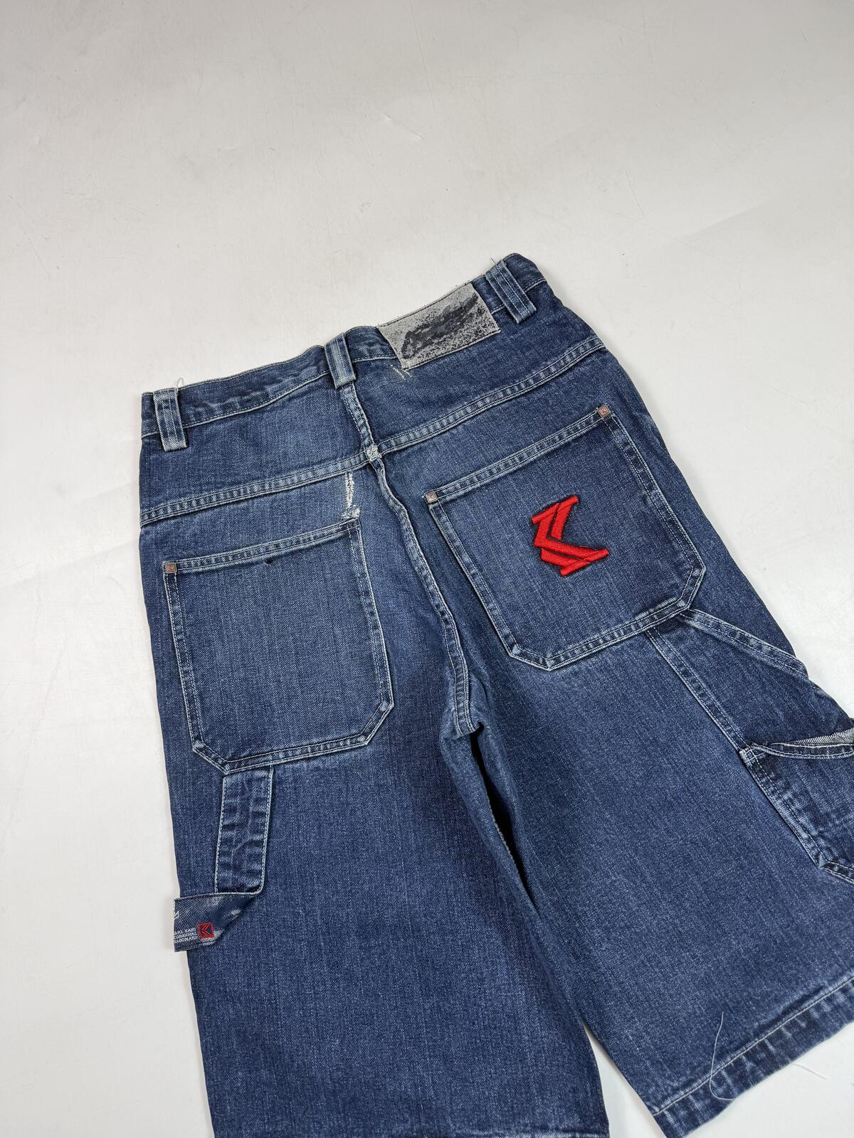 Vintage Y2K Karl Kani baggy carpenter hip hop jorts (W30)
