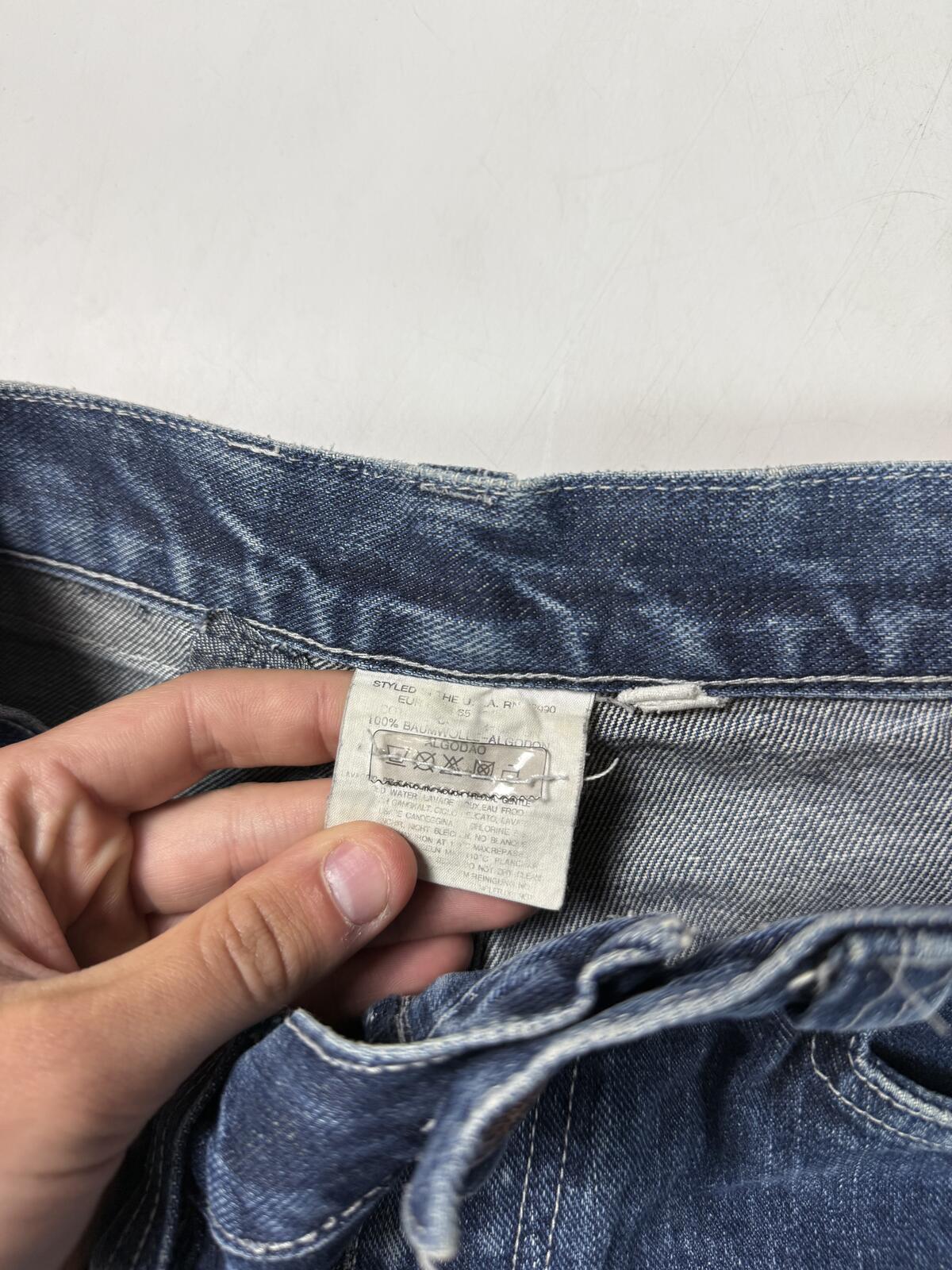 Vintage Y2K Karl Kani baggy carpenter hip hop jorts (W30)