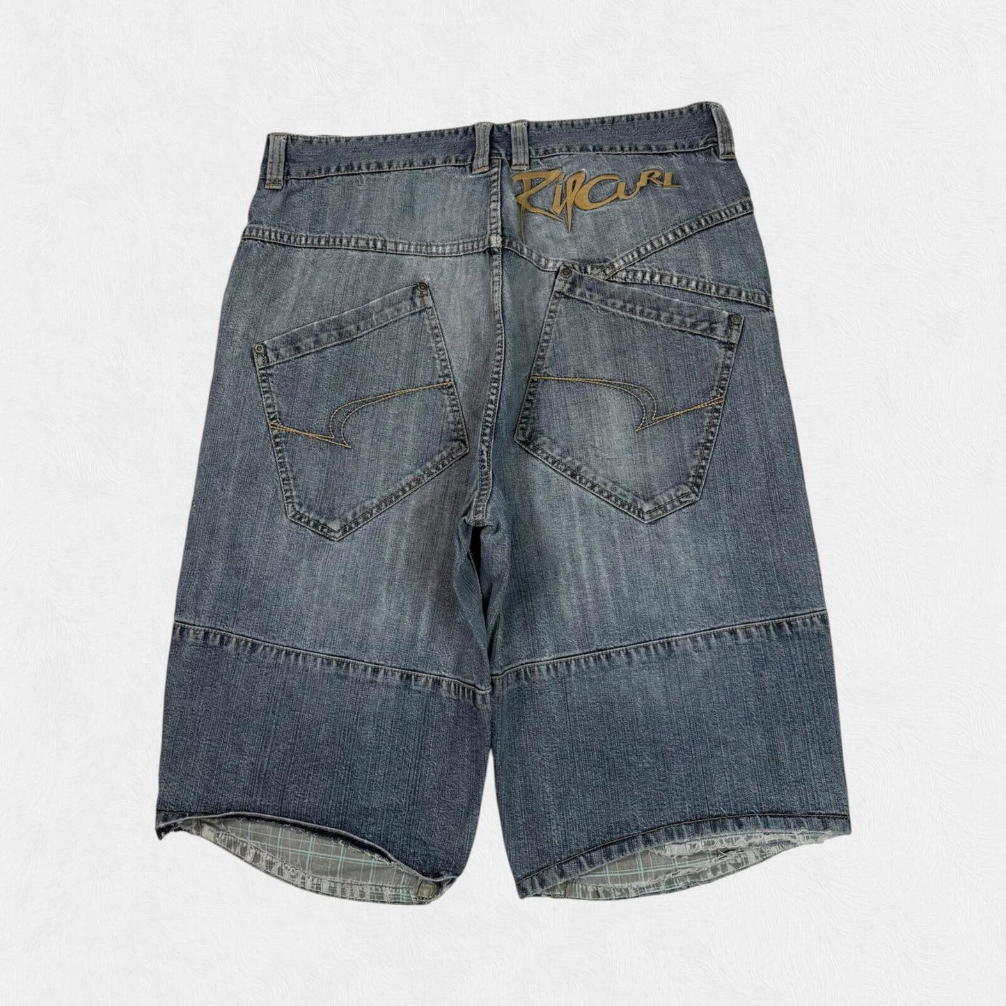Vintage Y2K Ripcurl surfwear hip hop jorts (W36)