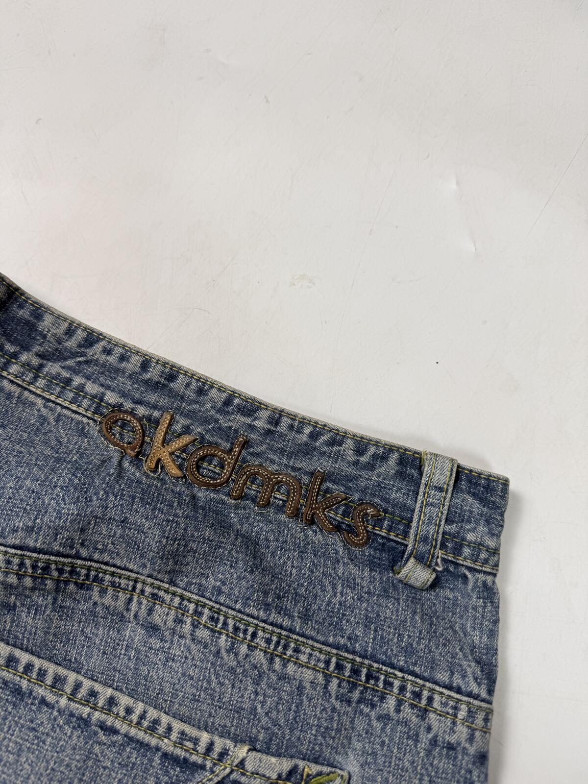 Vintage Akademiks baggy hip hop denim jean shorts (W40)