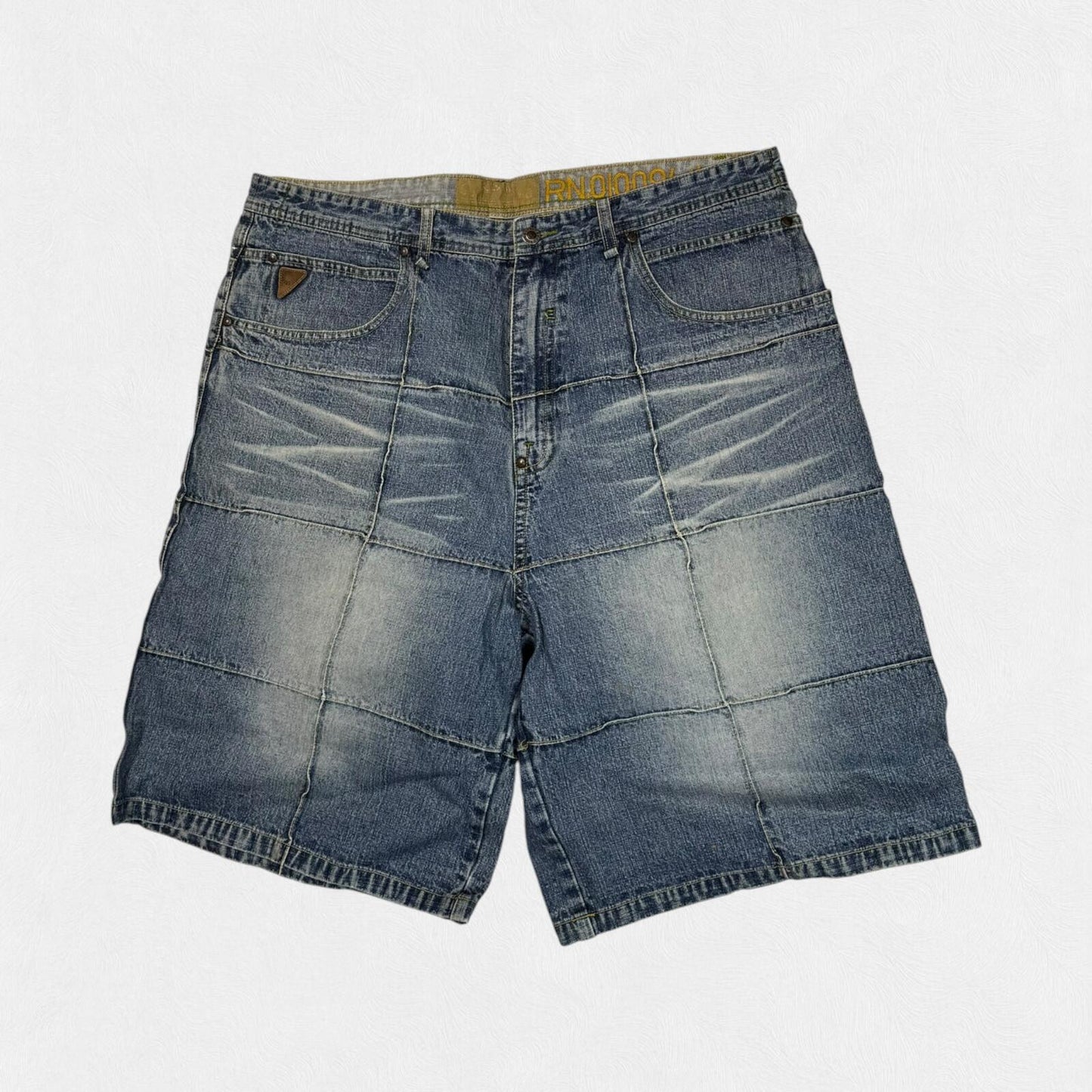 Vintage Akademiks baggy hip hop denim jean shorts (W40)