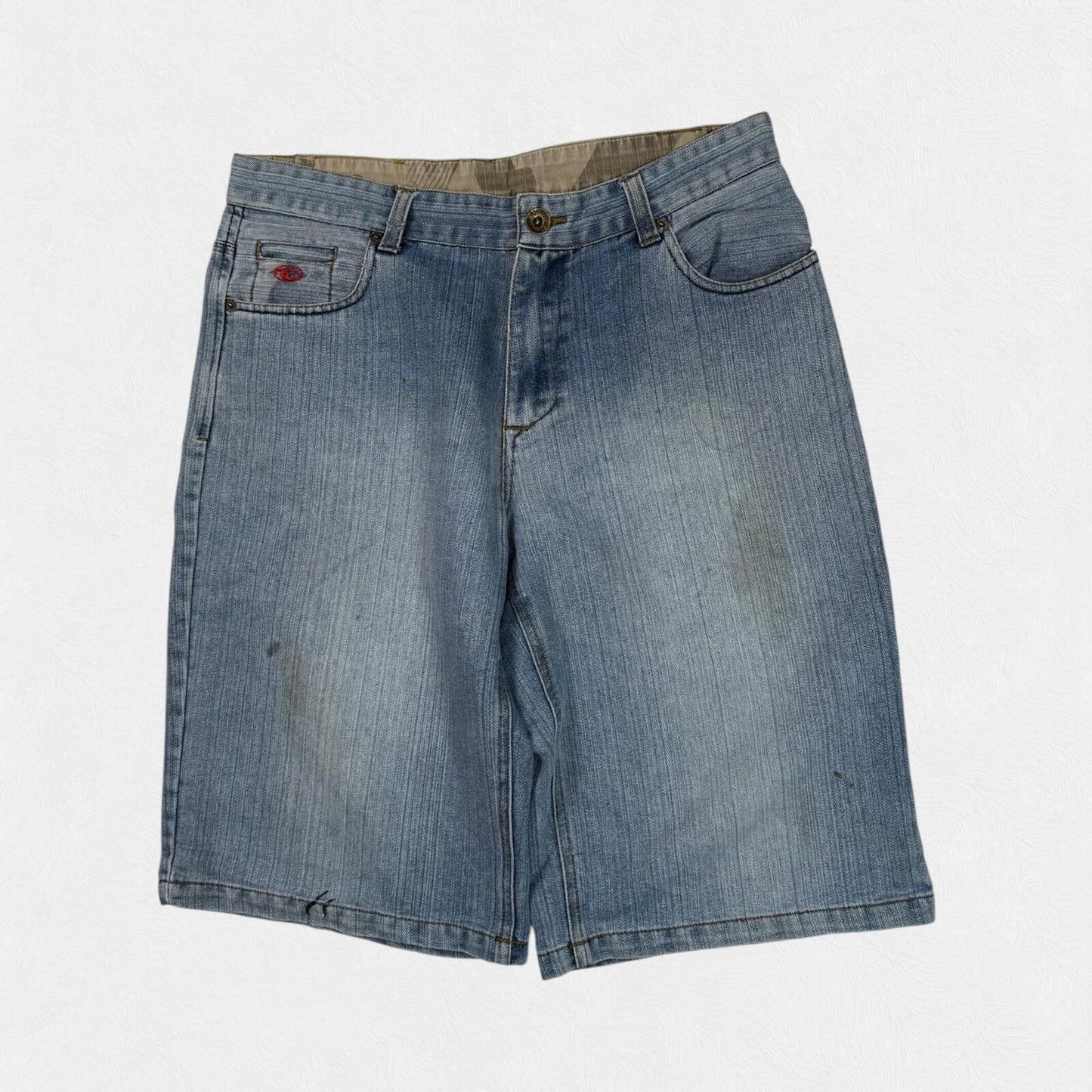 Vintage Y2K Surfwear baggy hip hop jorts (W34)