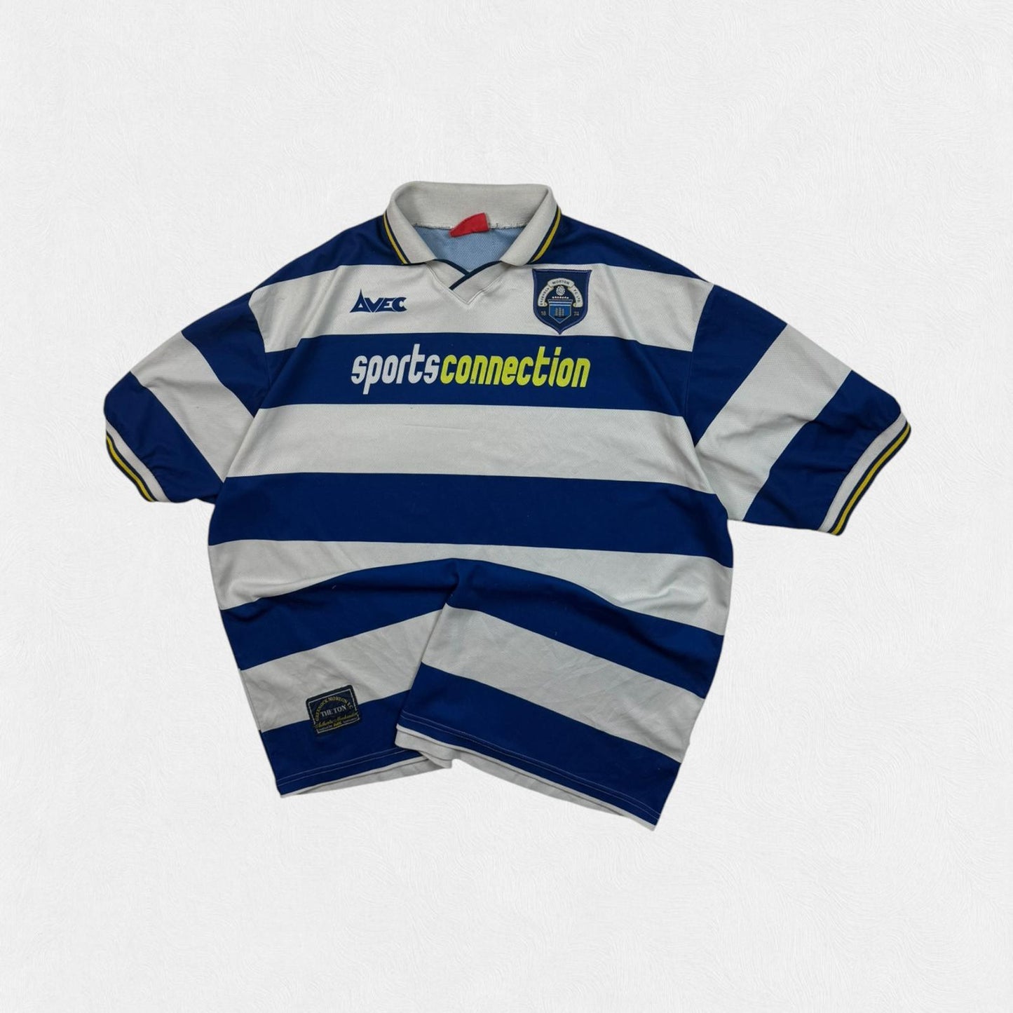 Vintage Greennock Morton 1997-01 home football shirt (XL)