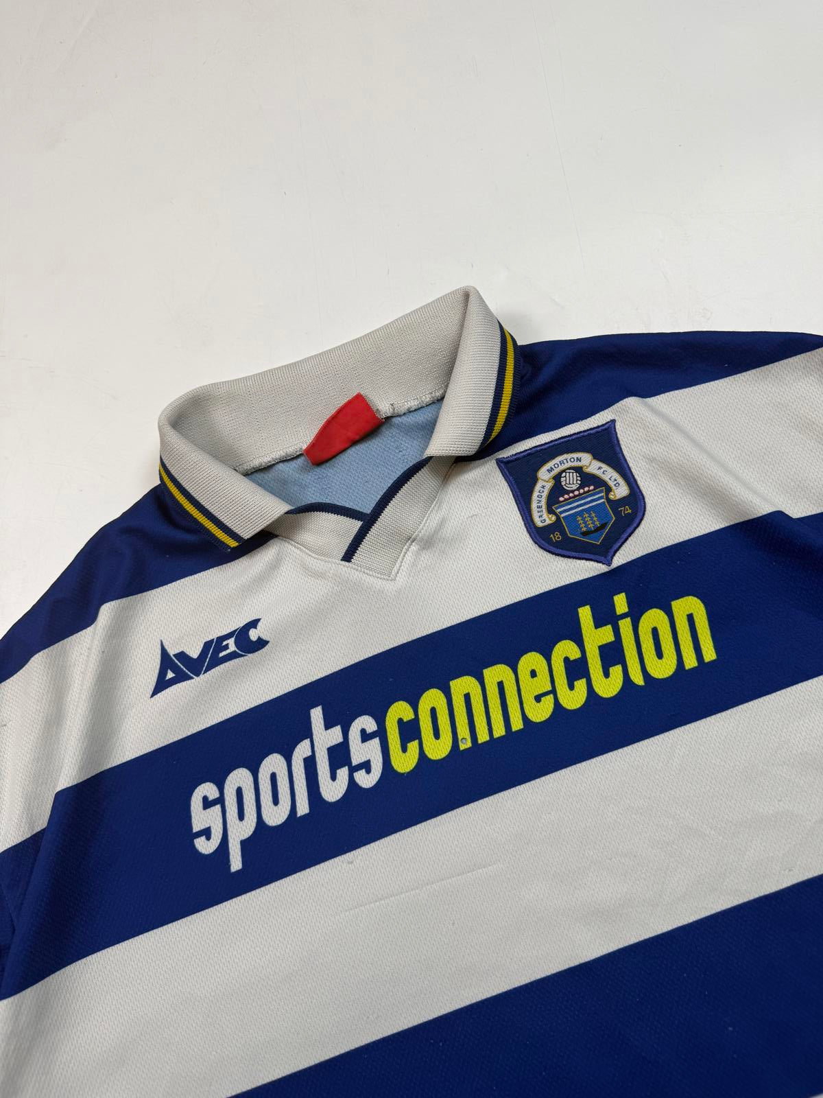 Vintage Greennock Morton 1997-01 home football shirt (XL)