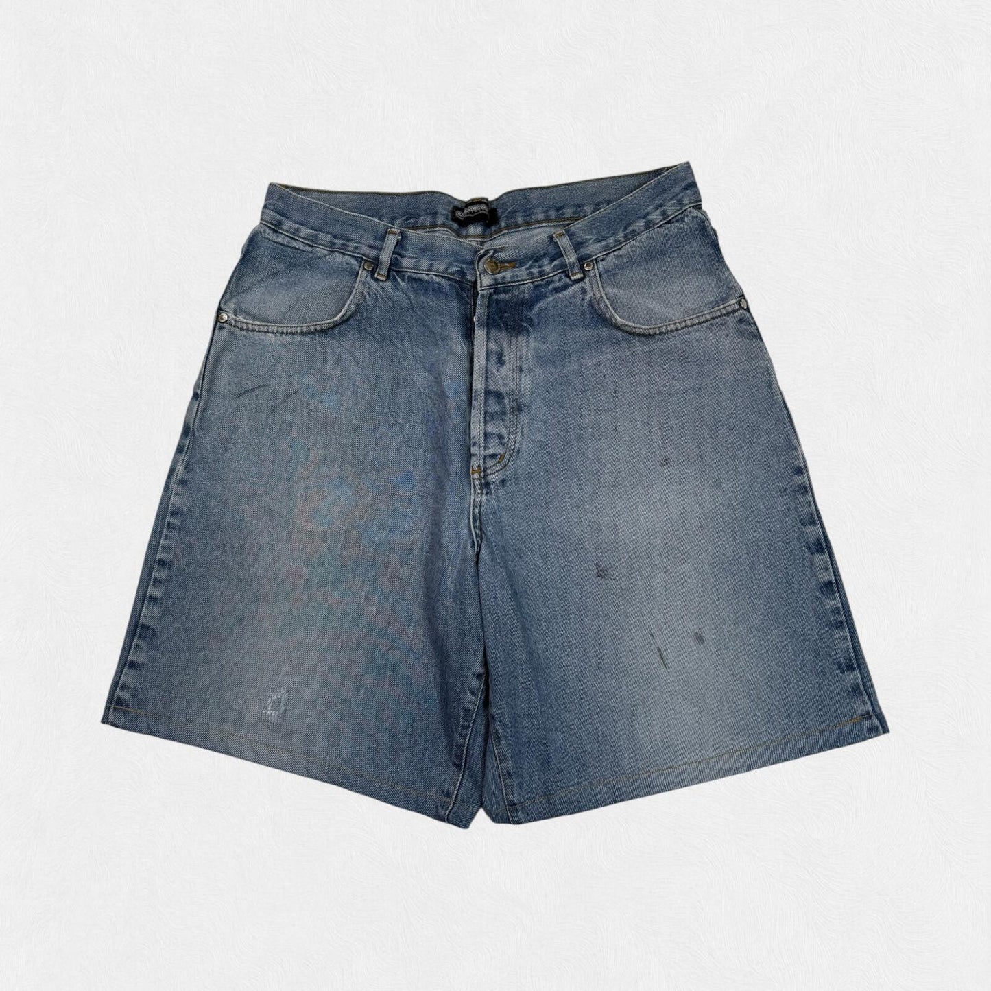 Vintage Y2K wide leg baggy hip hop jorts (W32)