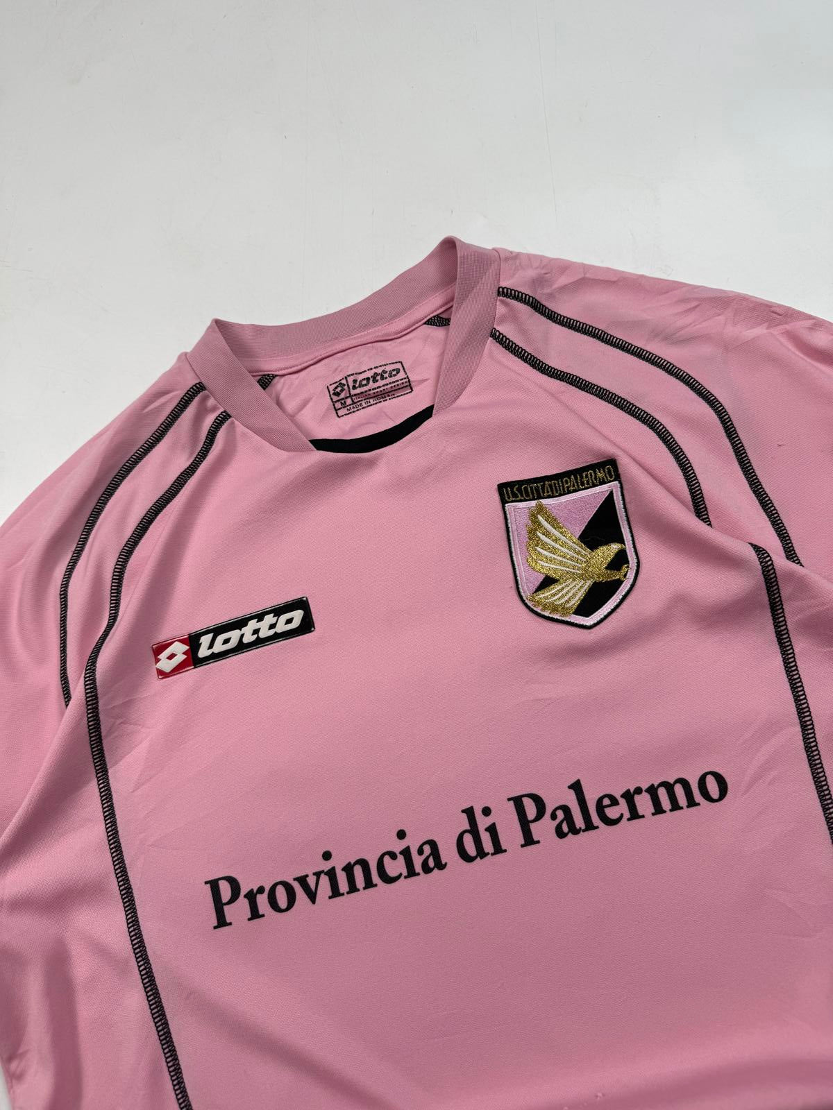 Vintage Palermo 2005/06 Lotto home football shirt (M)