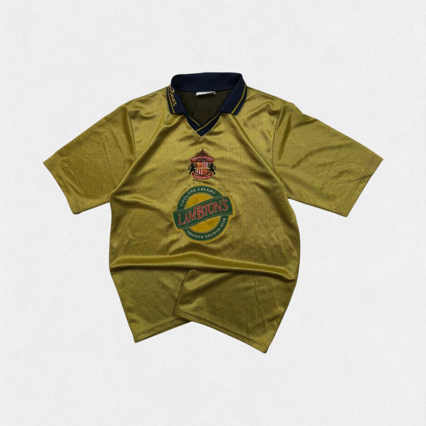 Vintage Sunderland 1997-99 Asics away football shirt (M)