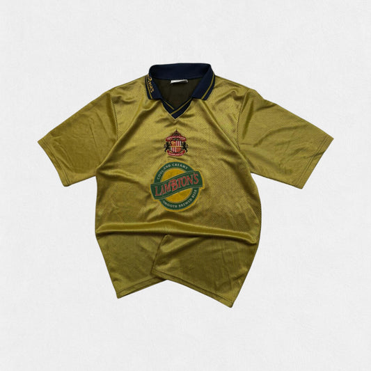 Vintage Sunderland 1997-99 Asics away football shirt (M)
