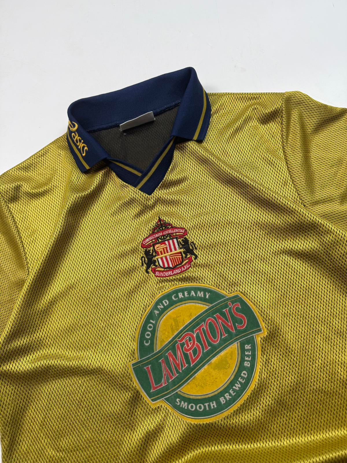 Vintage Sunderland 1997-99 Asics away football shirt (M)