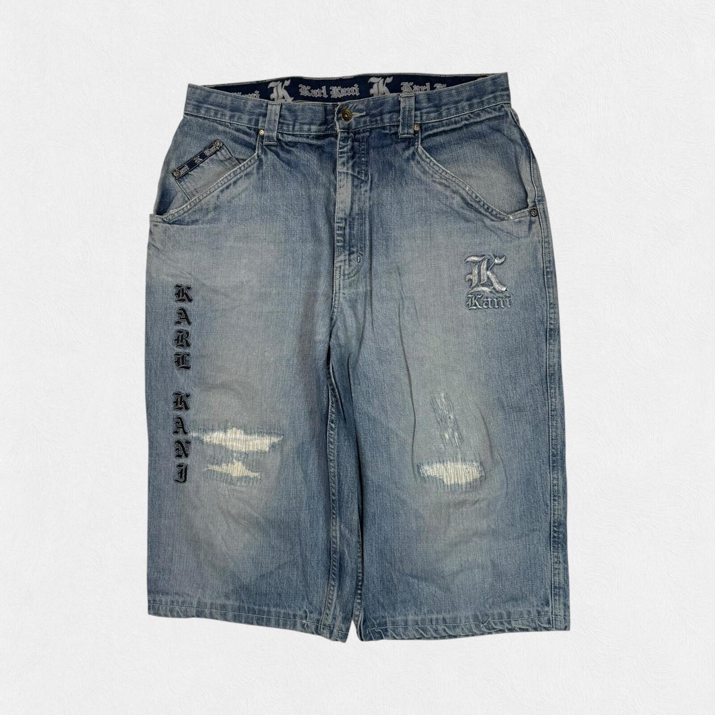 Vintage Y2K Karl Kani hip hop jorts (W34)