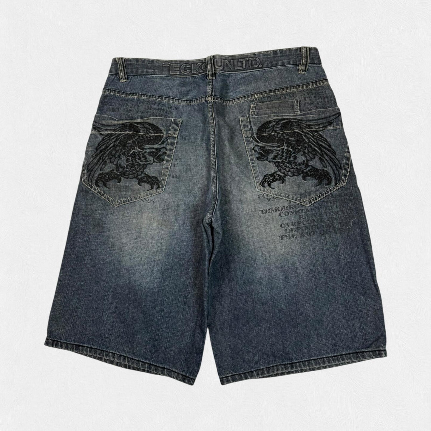 Vintage Ecko Unltd baggy hip hop jorts (W36)