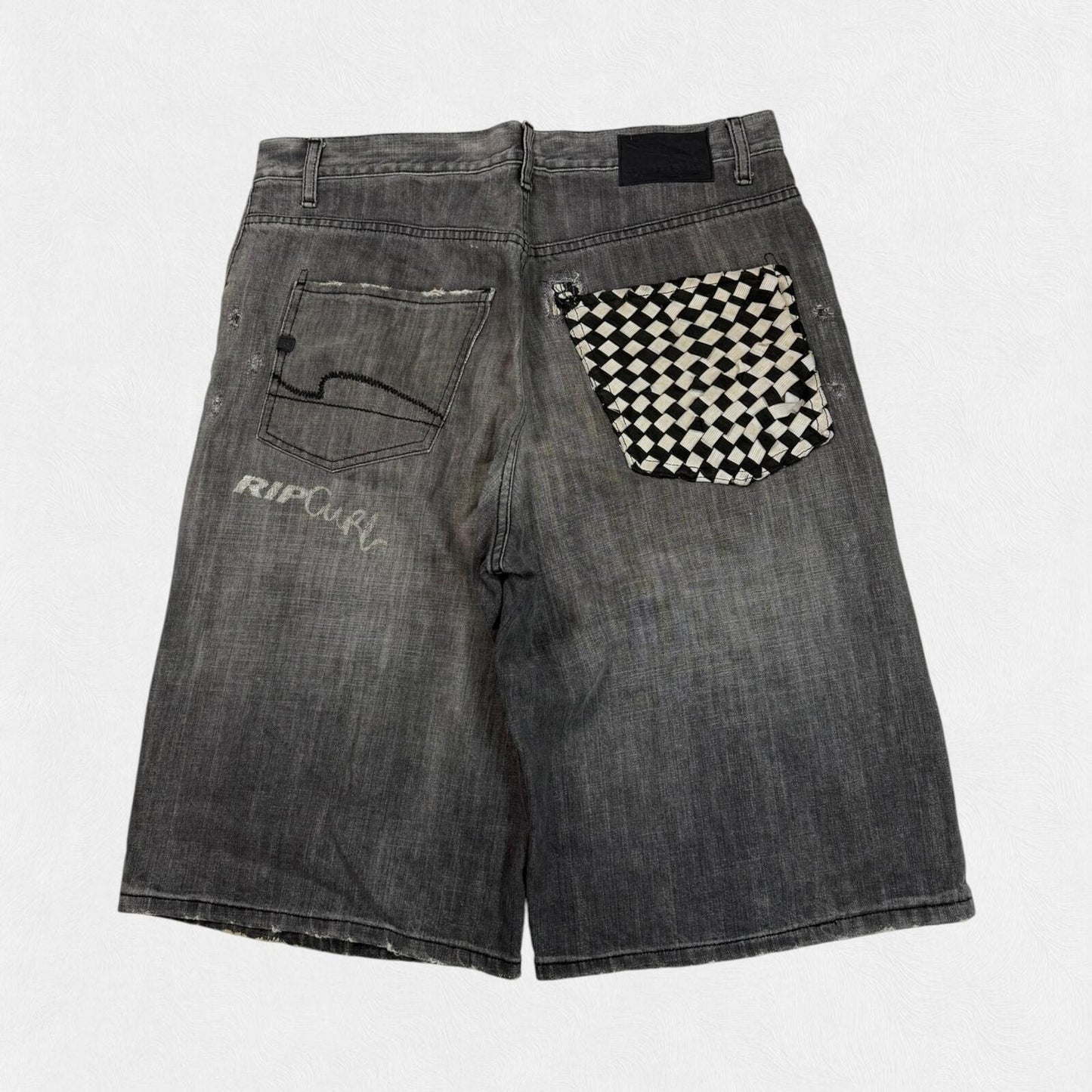 Vintage Y2K Ripcurl baggy hip hop jorts (W34)