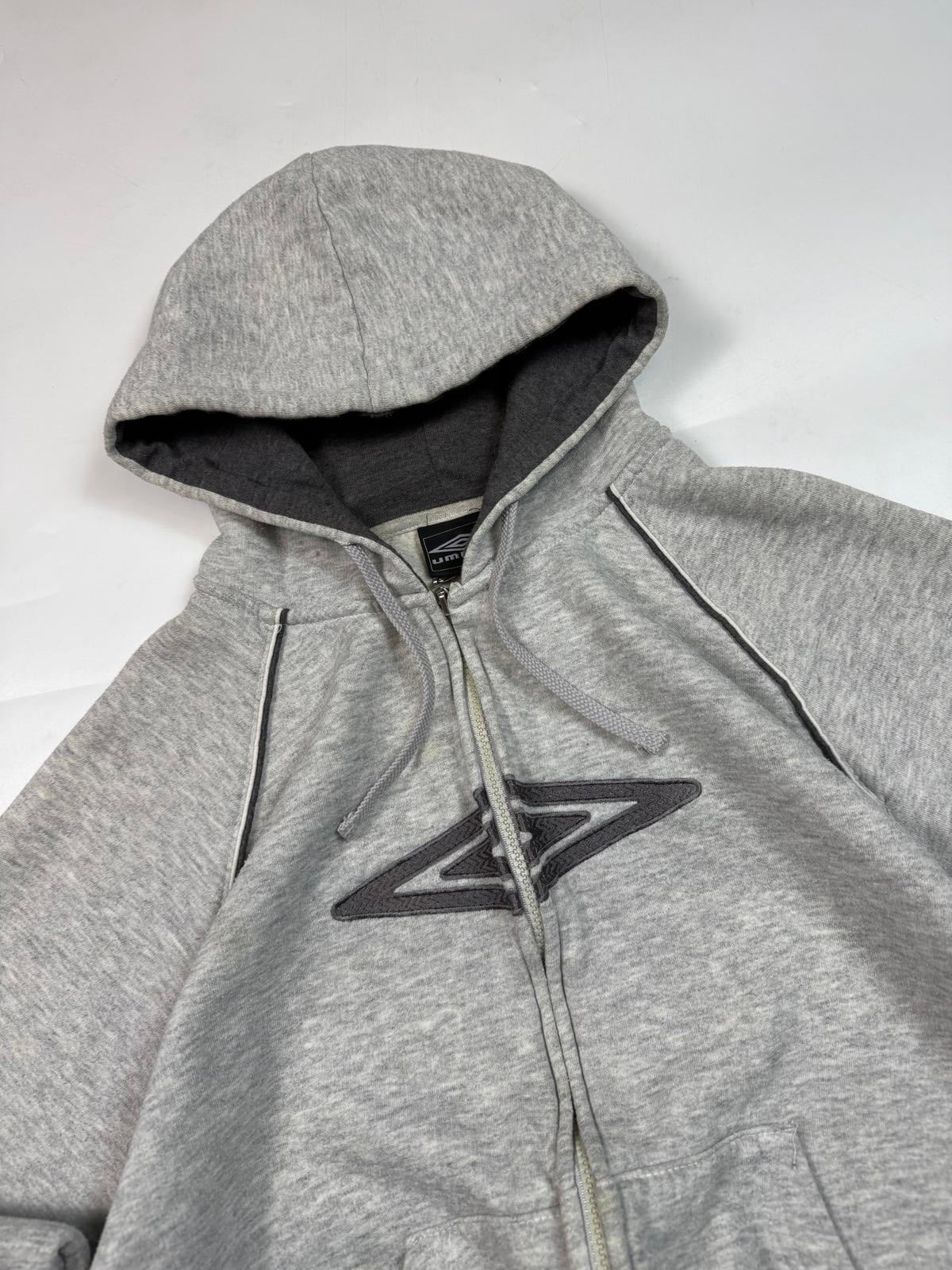 Vintage Umbro centre logo full zip hoodie (M)