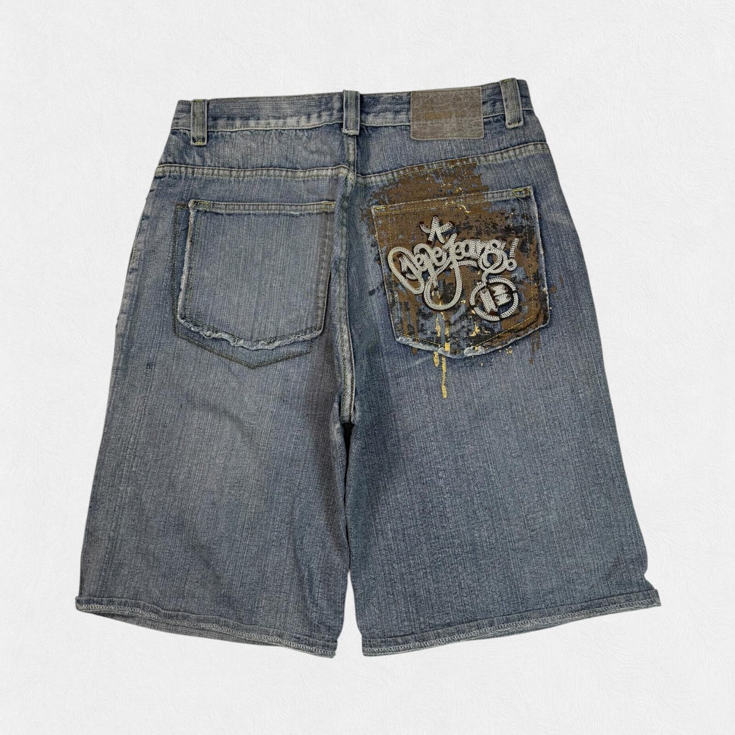 Vintage Y2K Pepe jeans baggy hip hop shorts (W36)