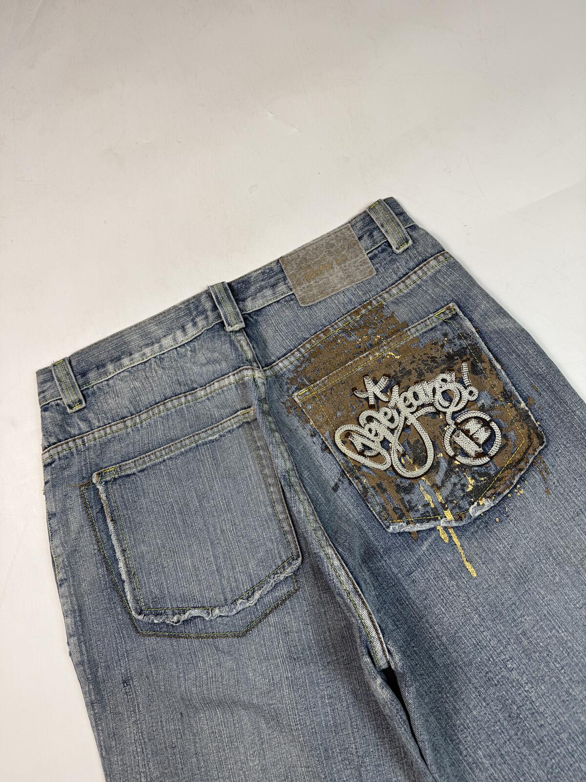 Vintage Y2K Pepe jeans baggy hip hop shorts (W36)