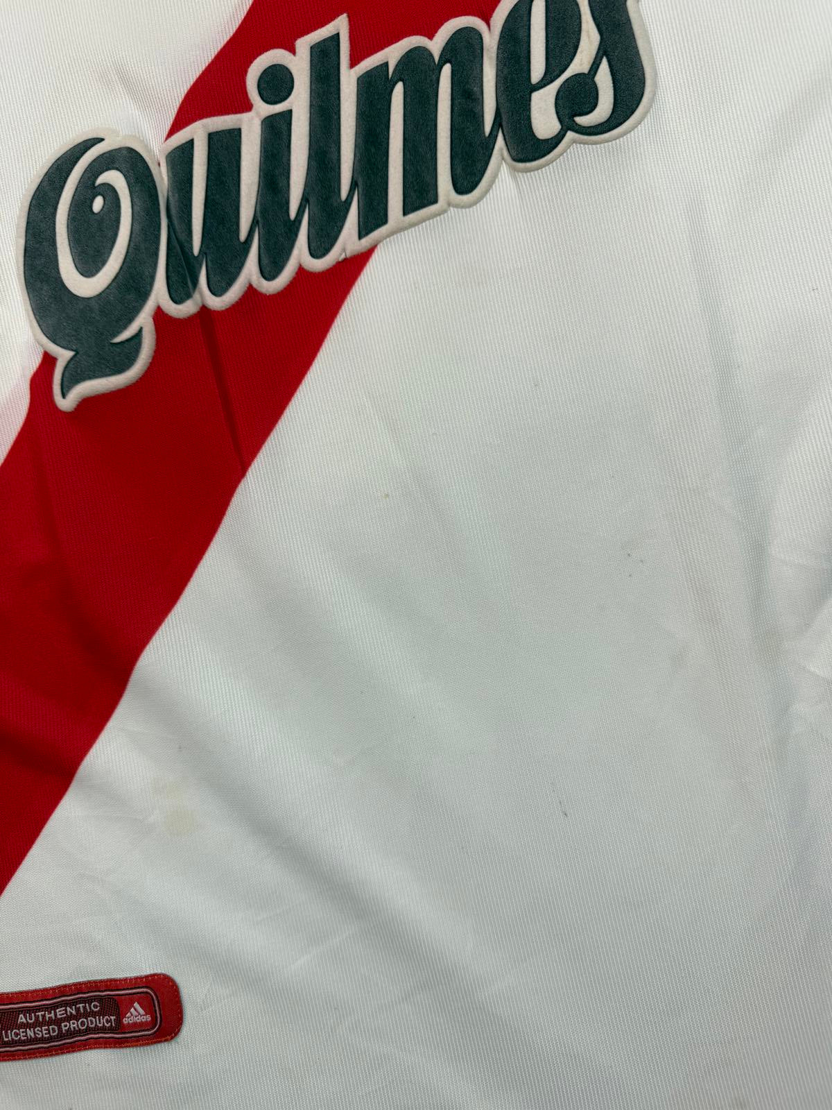 Vintage River Plate 2000-02 Adidas football shirt (L)