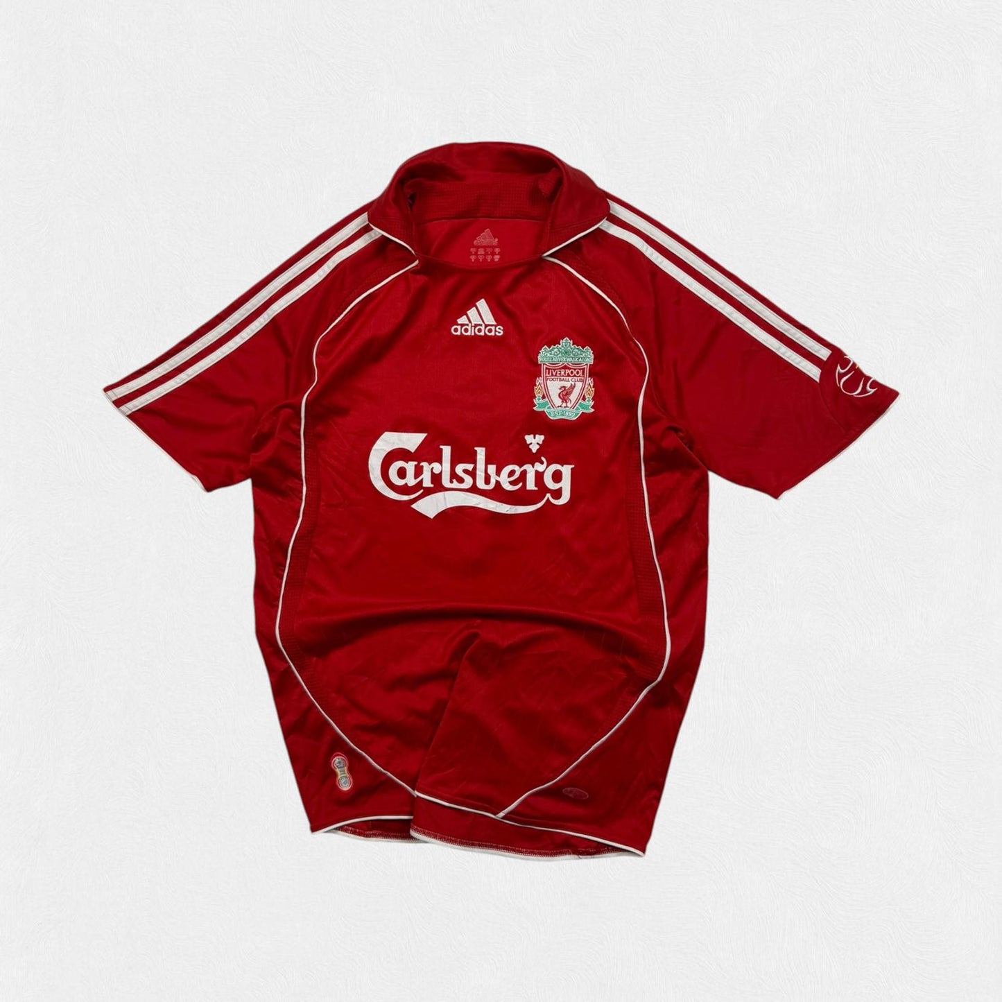 Vintage Liverpool 2006-08 Adidas Gerrard football shirt (S)