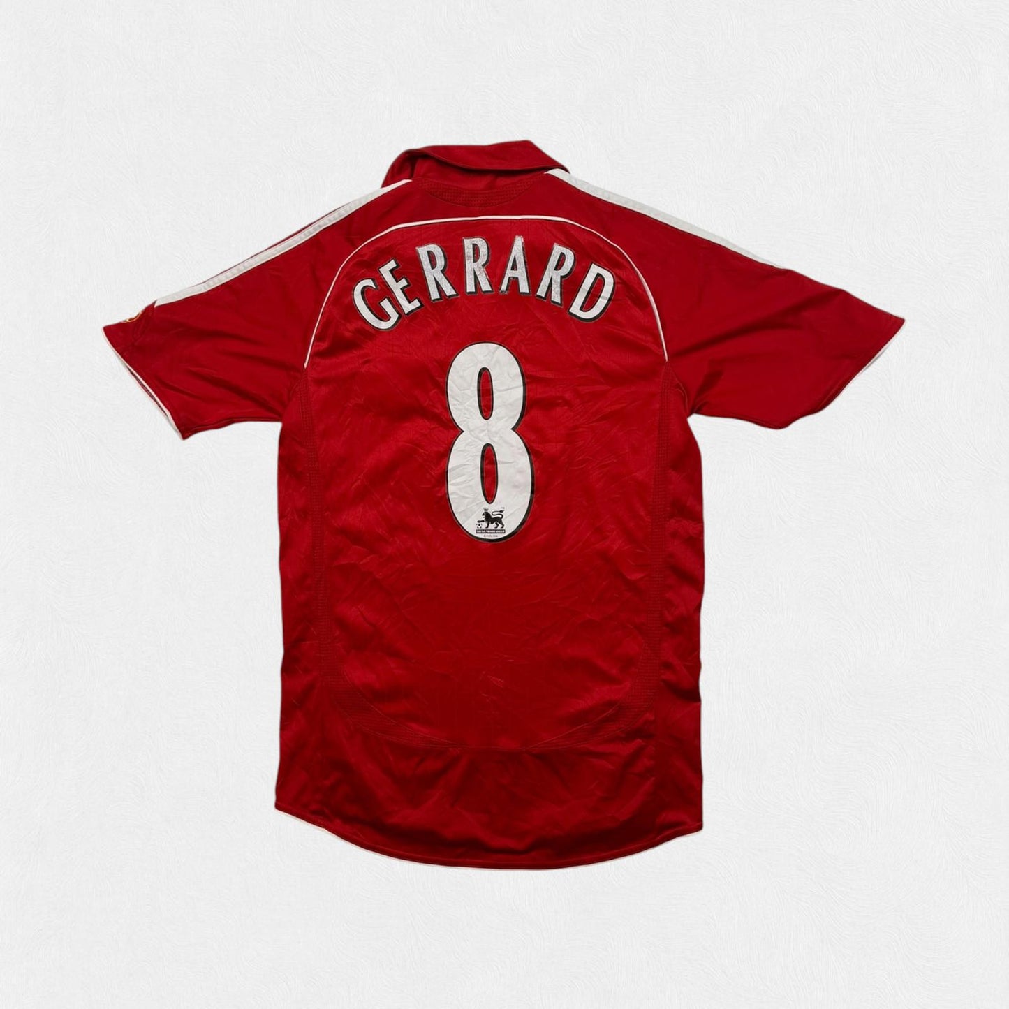 Vintage Liverpool 2006-08 Adidas Gerrard football shirt (S)