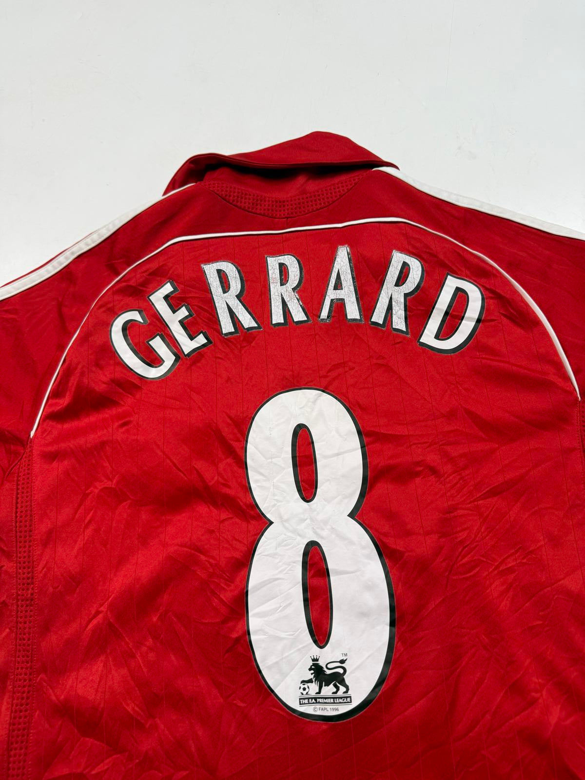 Vintage Liverpool 2006-08 Adidas Gerrard football shirt (S)