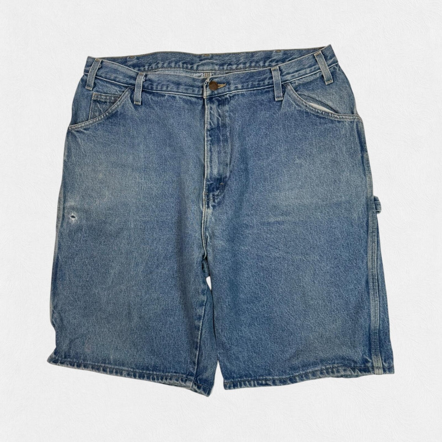Vintage Dickies baggy carpenter denim shorts (W38)