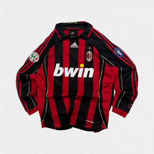 Vintage AC Milan 2006/07 Adidas Kaka football shirt (L)