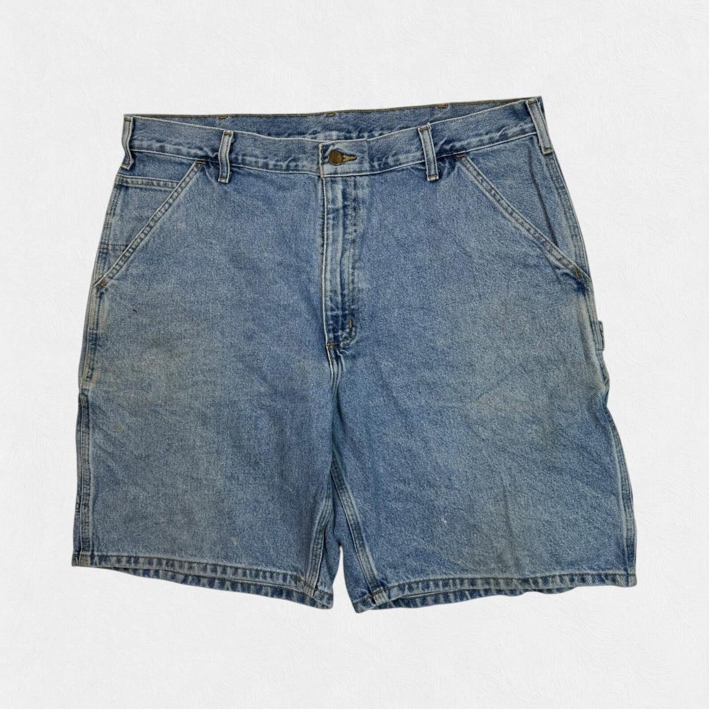 Carhartt baggy denim jean carpenter shorts jorts (W38)