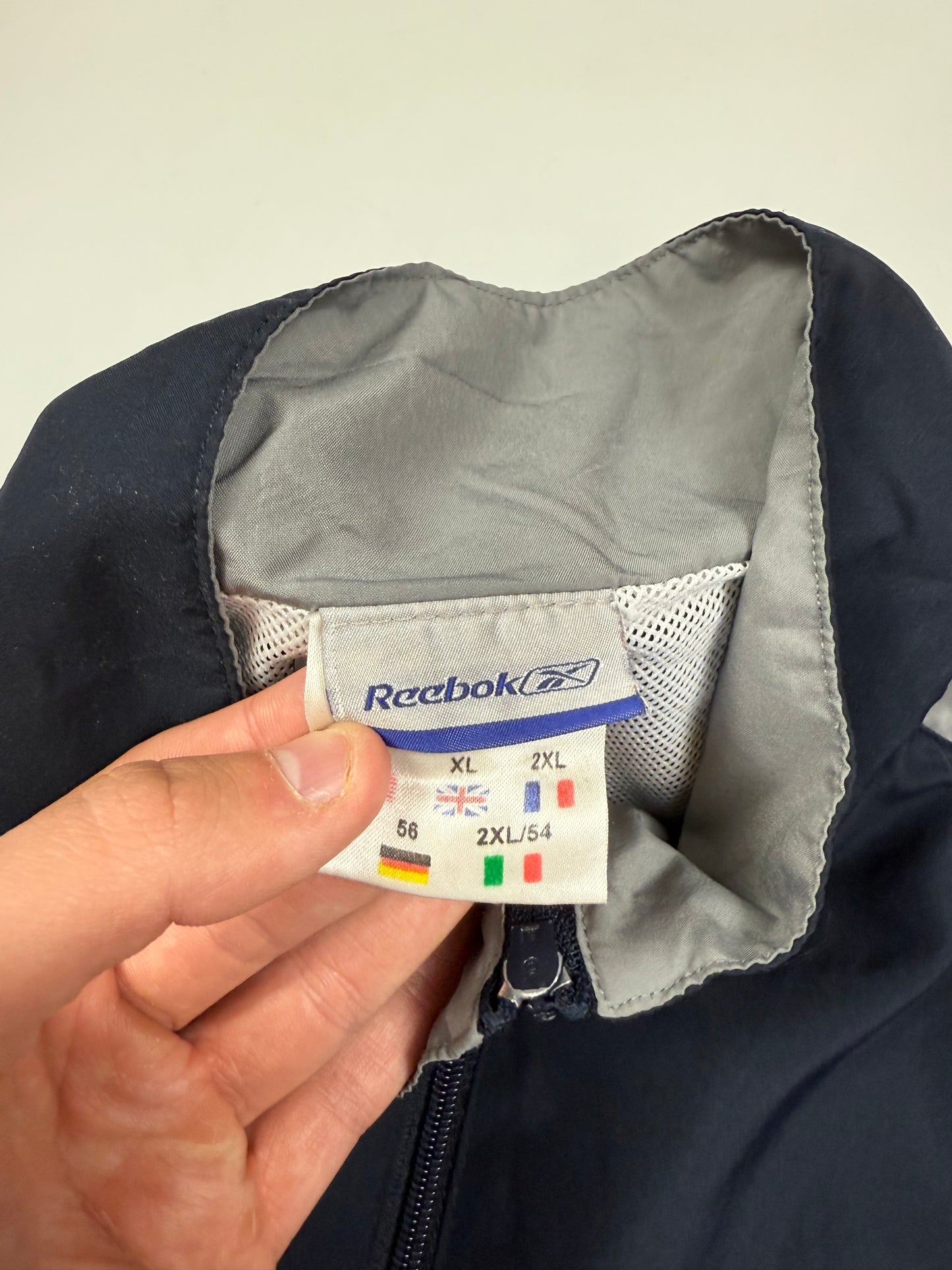 Vintage Reebok colour block track jacket (XL)