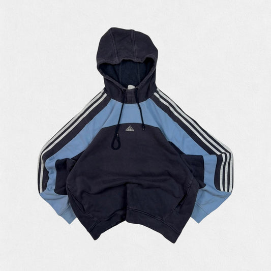 Vintage Adidas centre logo hoodie (L)
