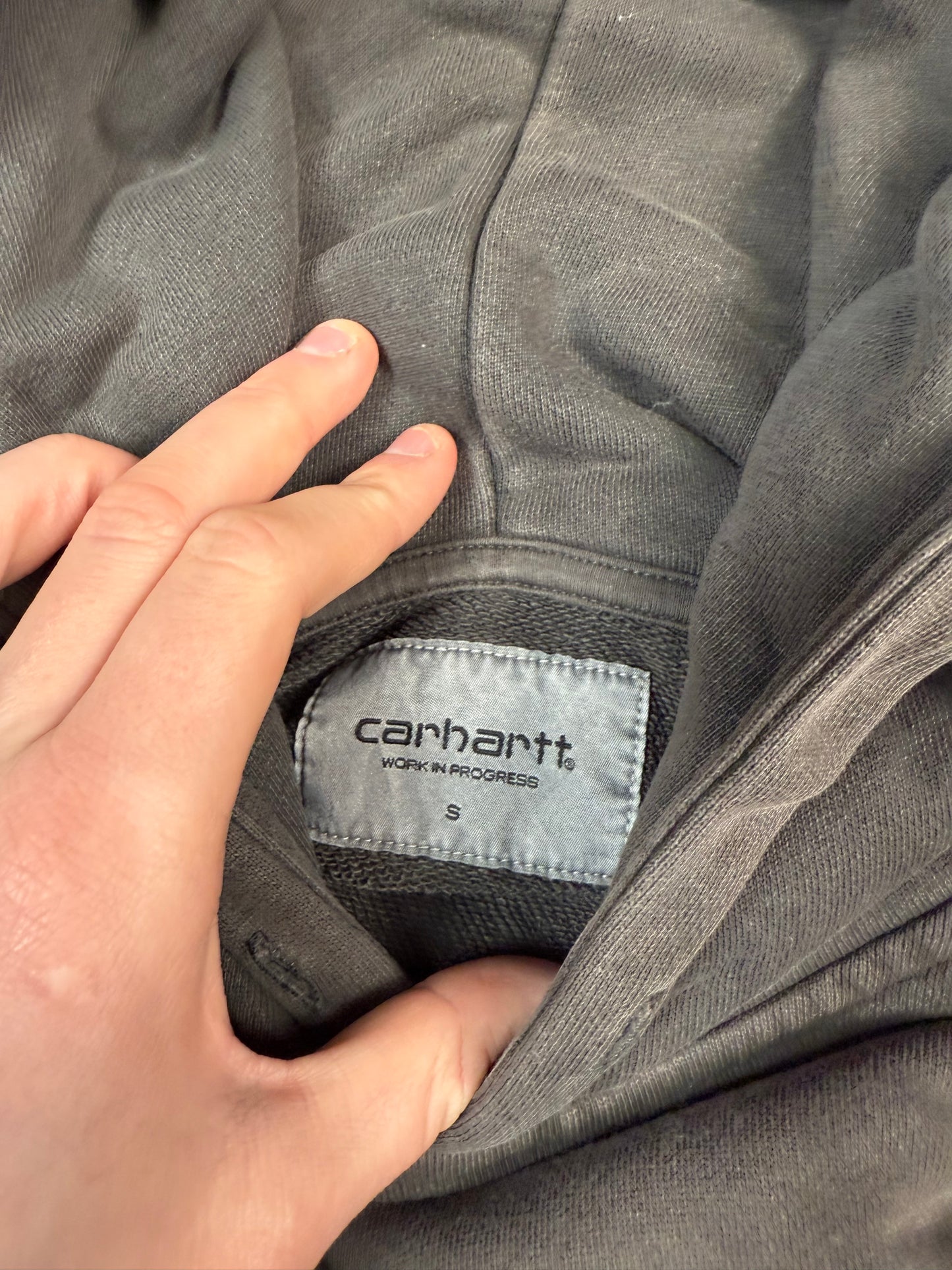 Carhartt spell out hoodie (S)