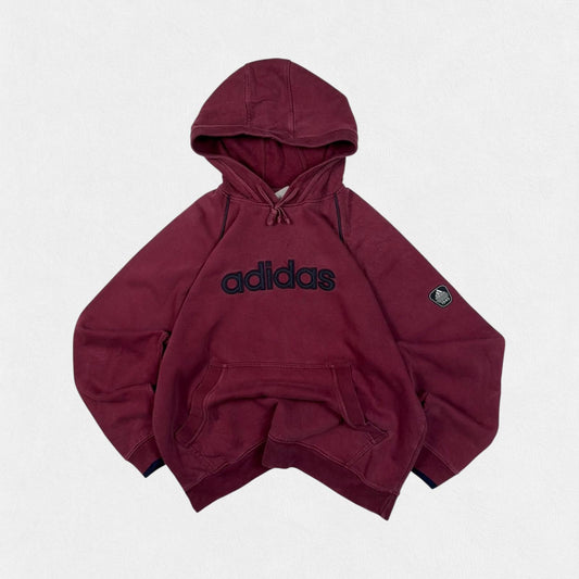 Vintage Adidas spell out hoodie (L)
