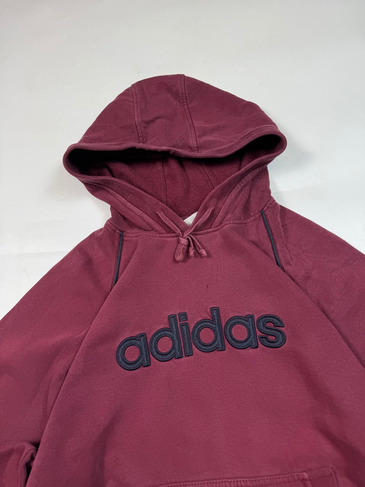 Vintage Adidas spell out hoodie (L)