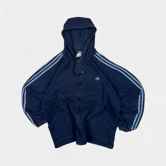 Vintage 90s Adidas zip up hoodie (M)