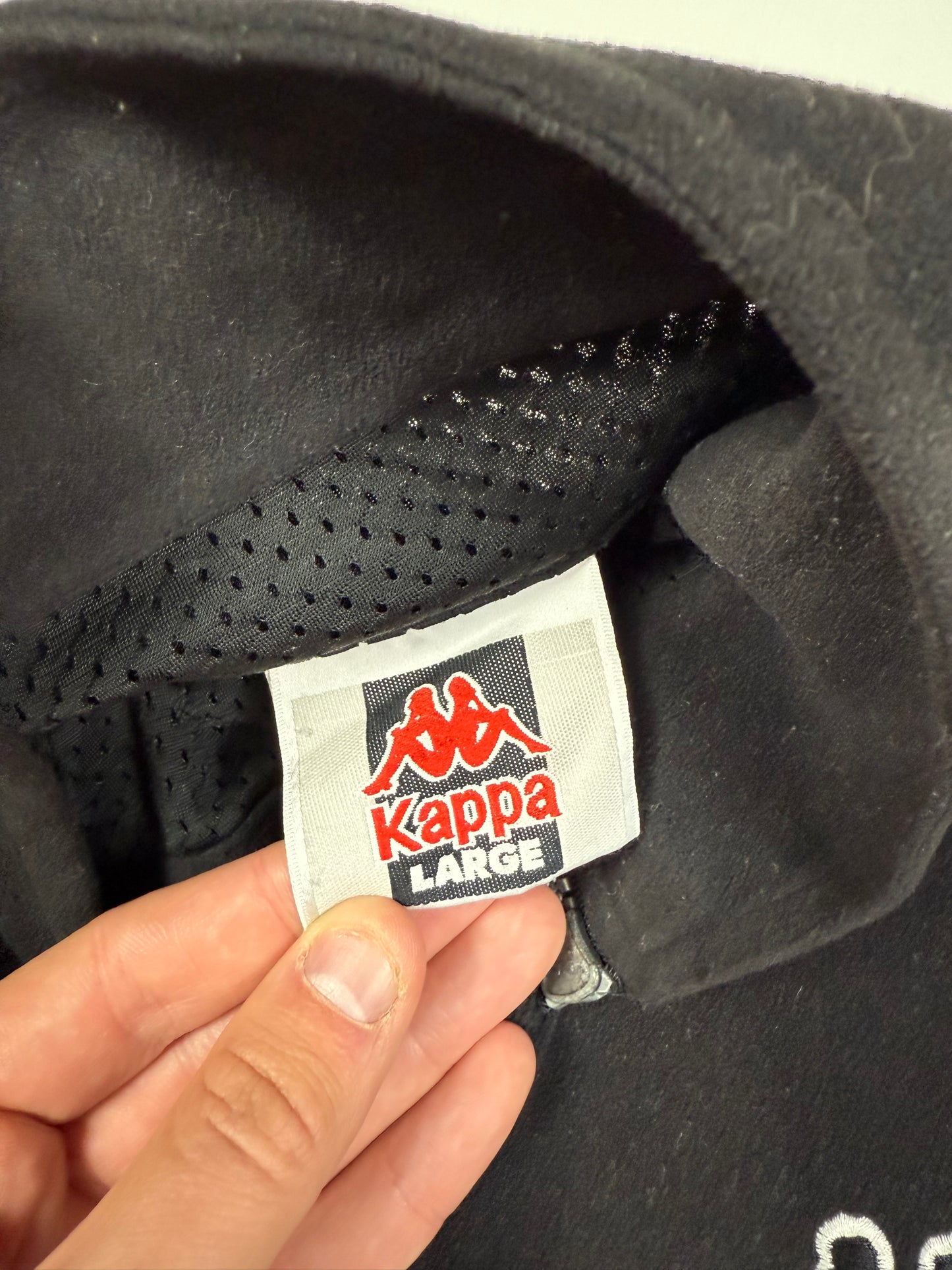 Vintage 90s Kappa velour track top (L)