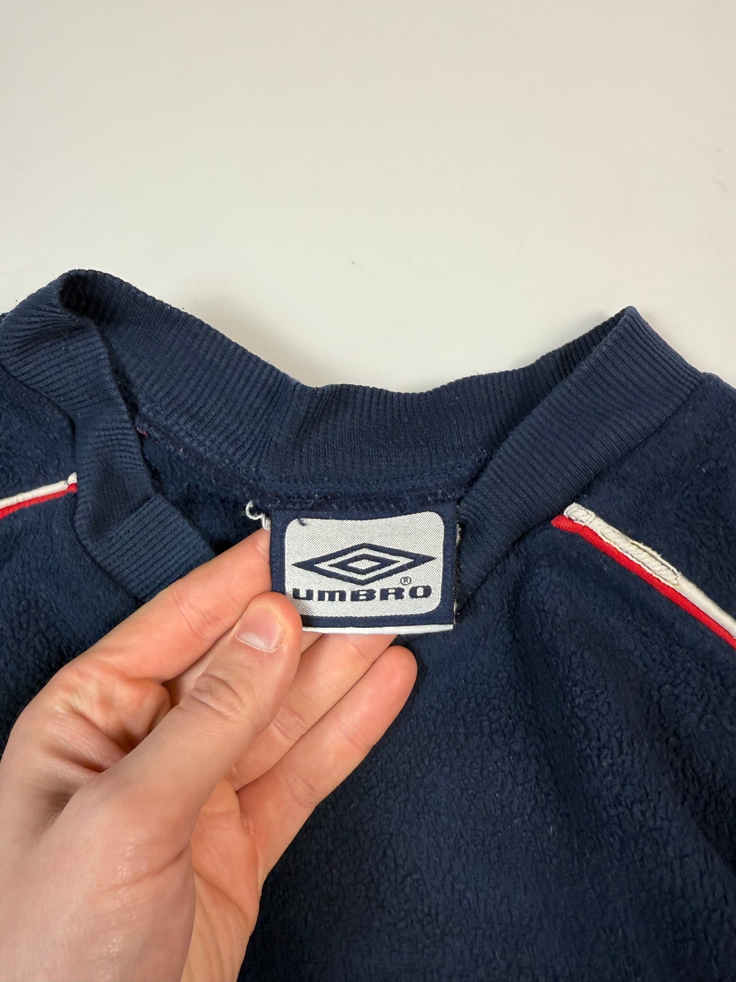 Vintage Umbro small logo fleece sweatshirt (L)