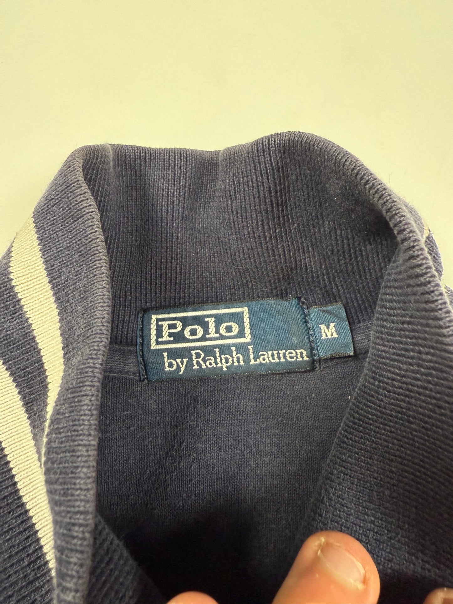 Vintage Polo Ralph Lauren side stripe track top (M)