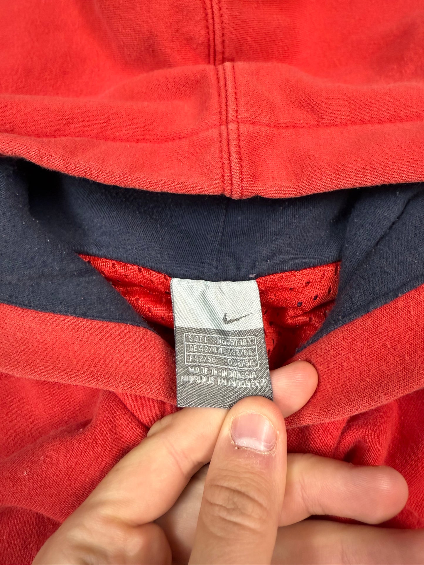 Vintage Nike spell out hoodie (L)