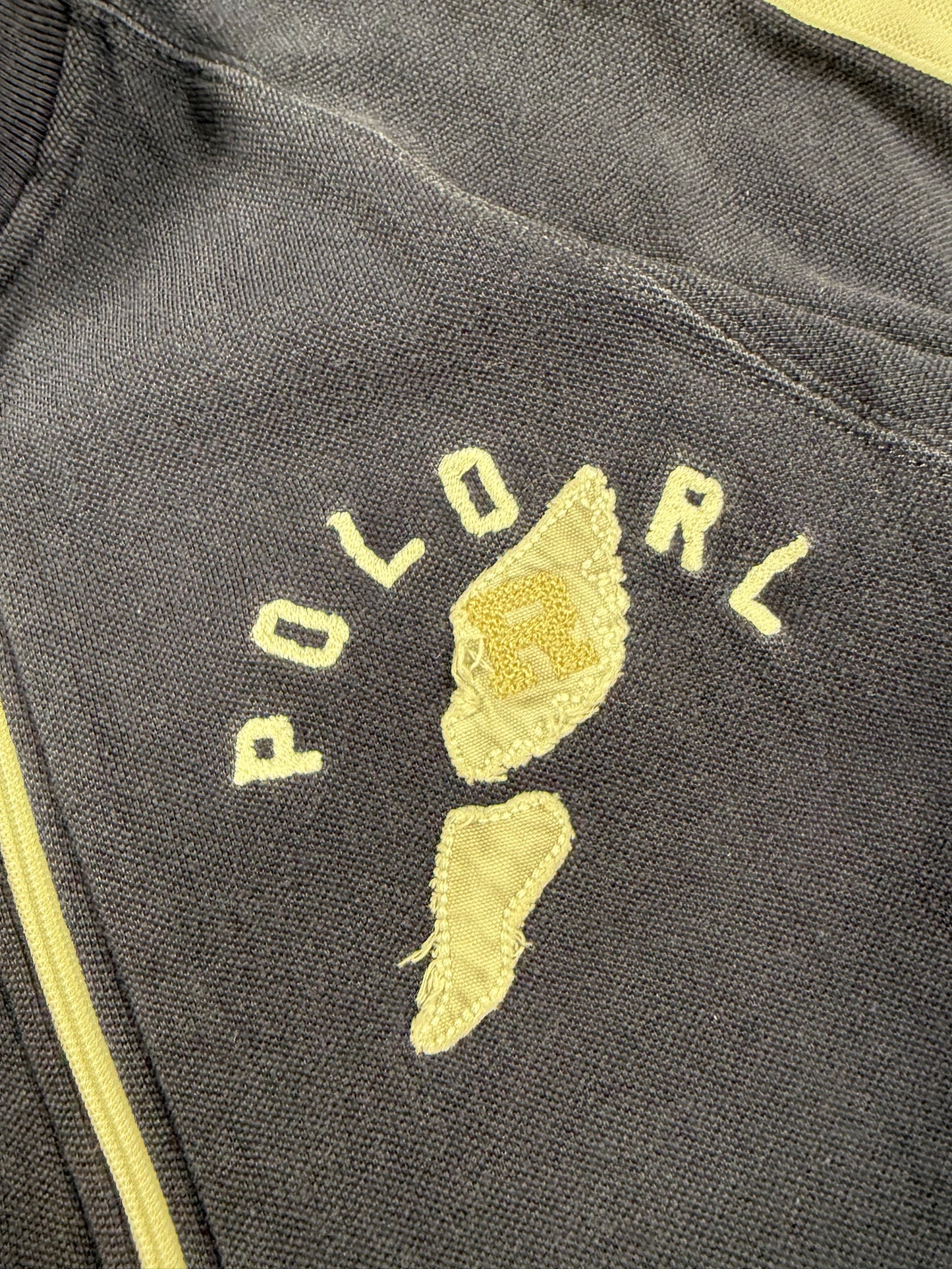 Vintage Polo Ralph Lauren side stripe track top (M)