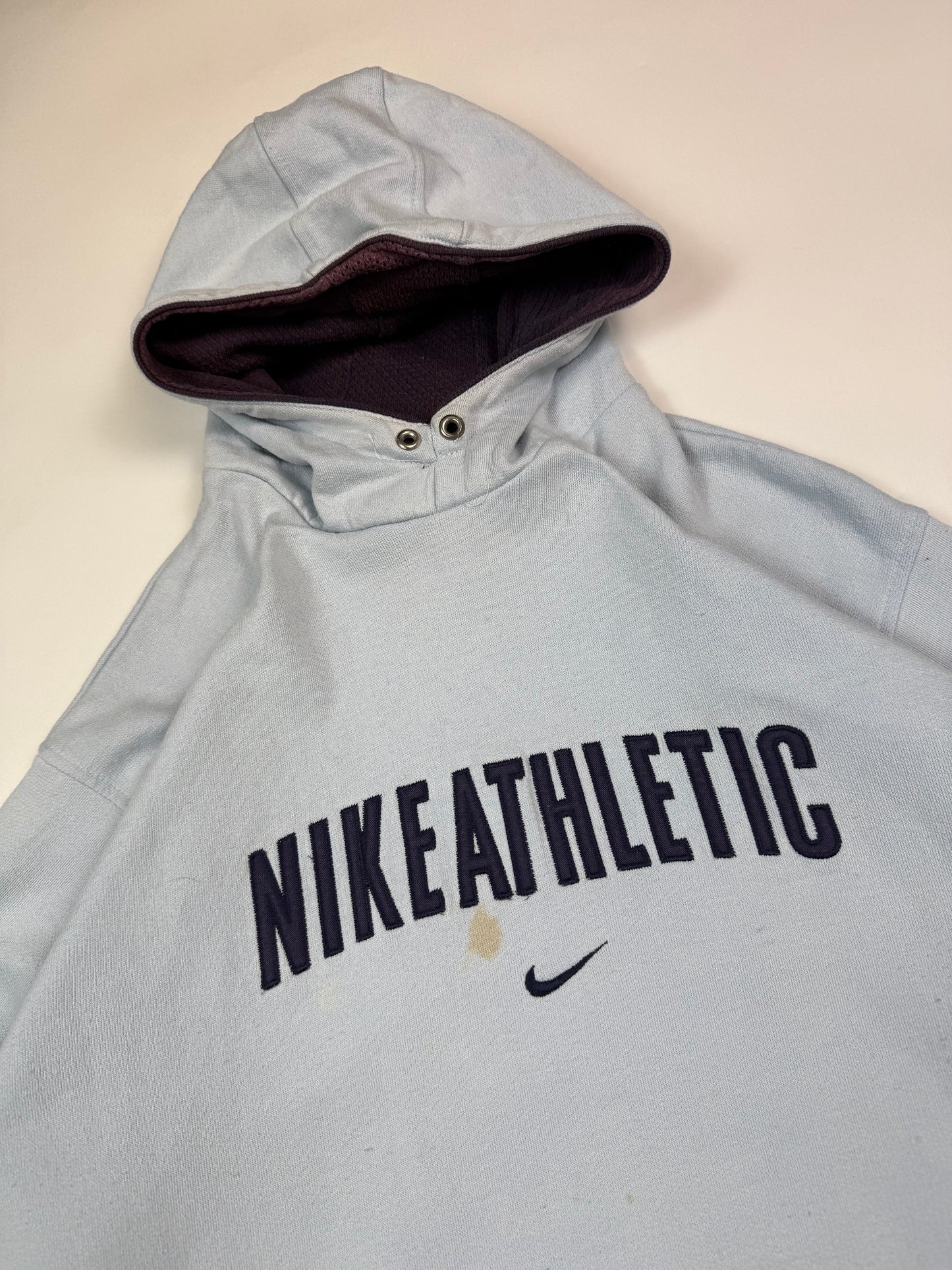 Vintage Nike athletic spell out hoodie (M)