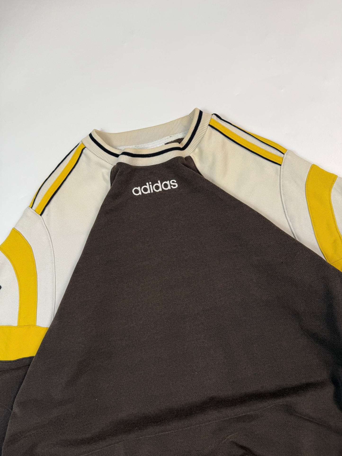 Vintage 90s adidas originals colour block sweatshirt (L)