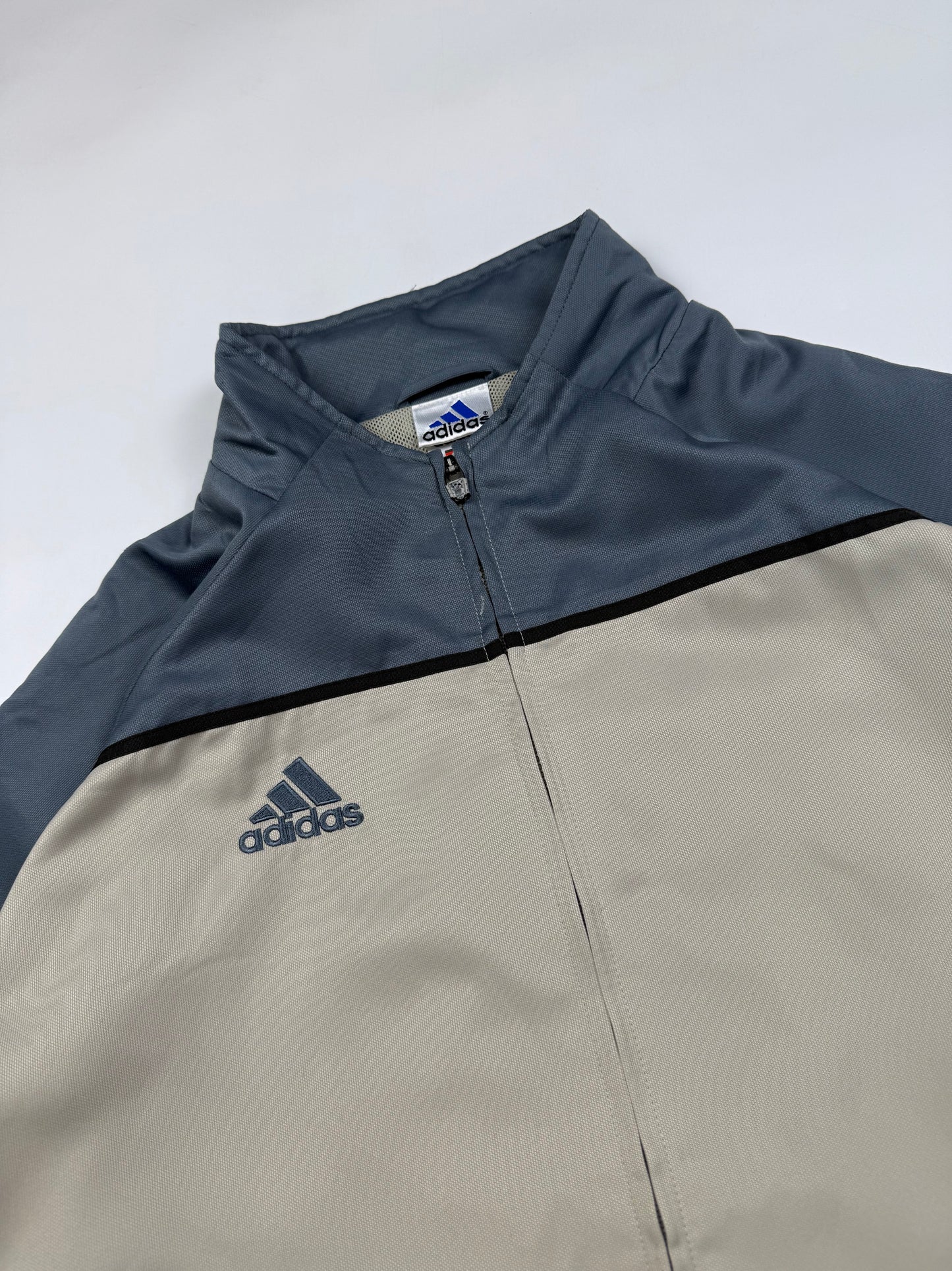 Vintage Adidas colour block track jacket (L)