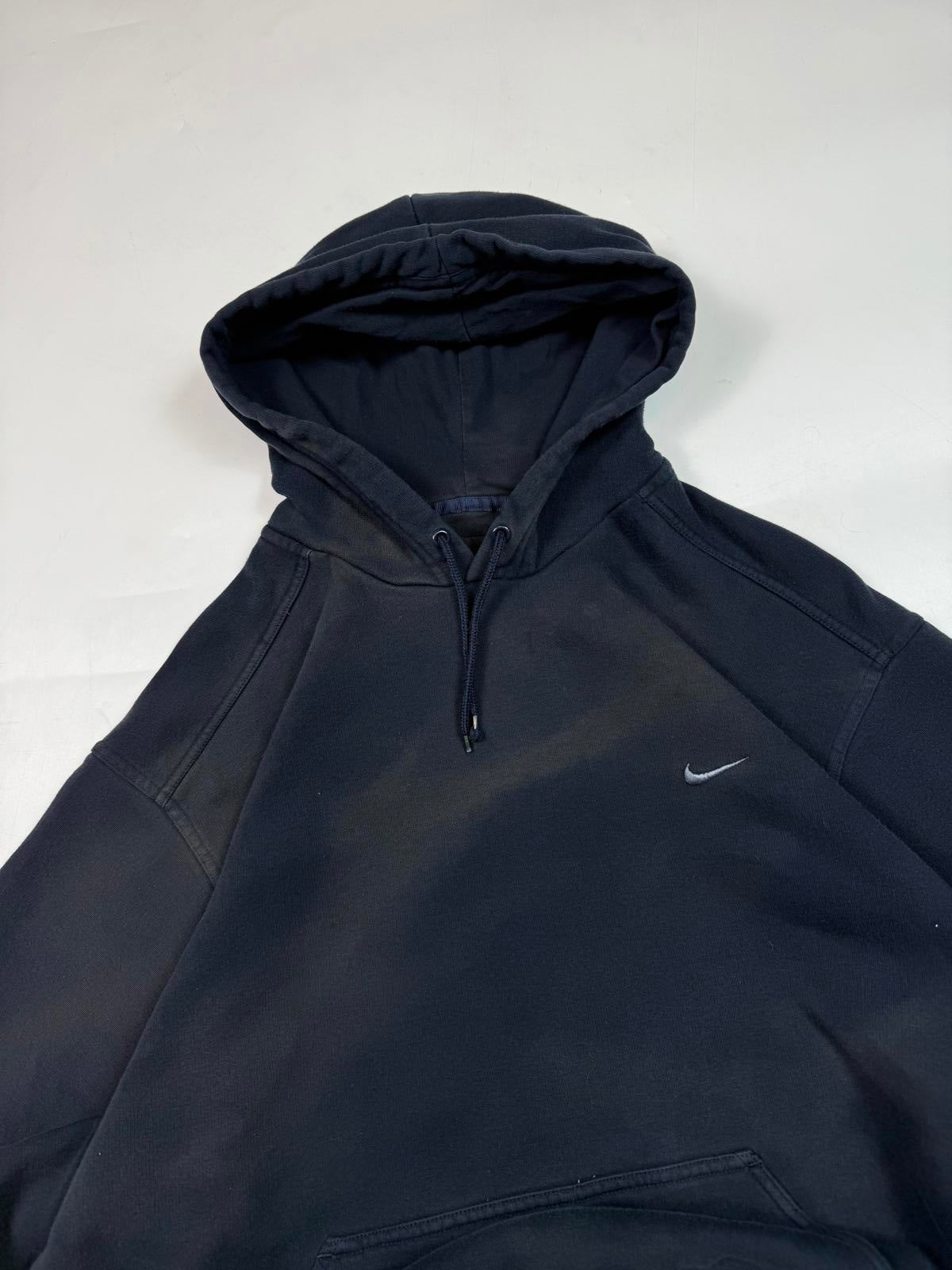 Vintage 90s Nike mini swoosh hoodie (L)