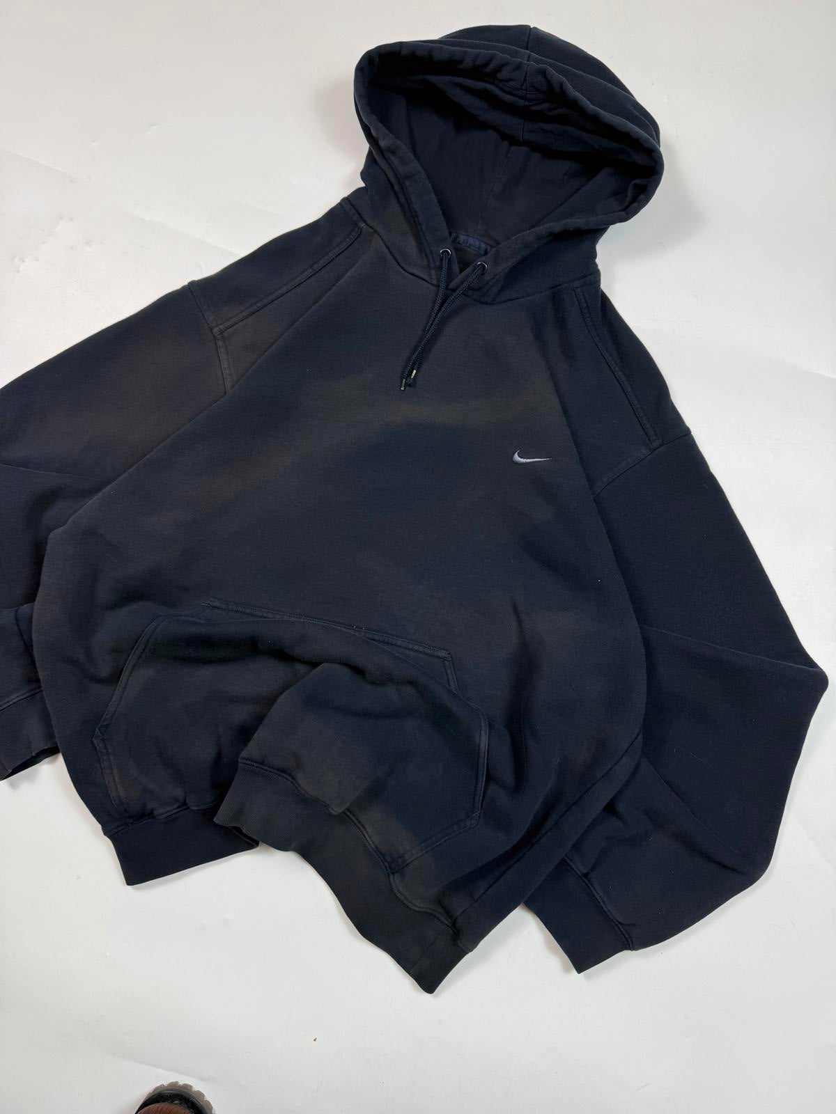 Vintage 90s Nike mini swoosh hoodie (L)