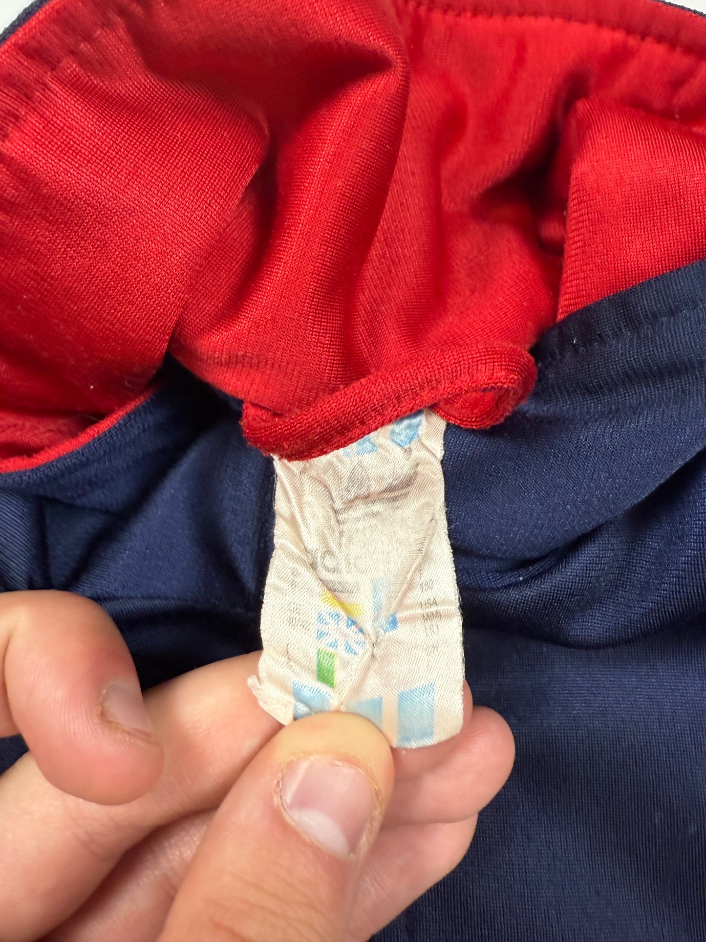 Vintage 90s Adidas originals colour block track jacket (L)