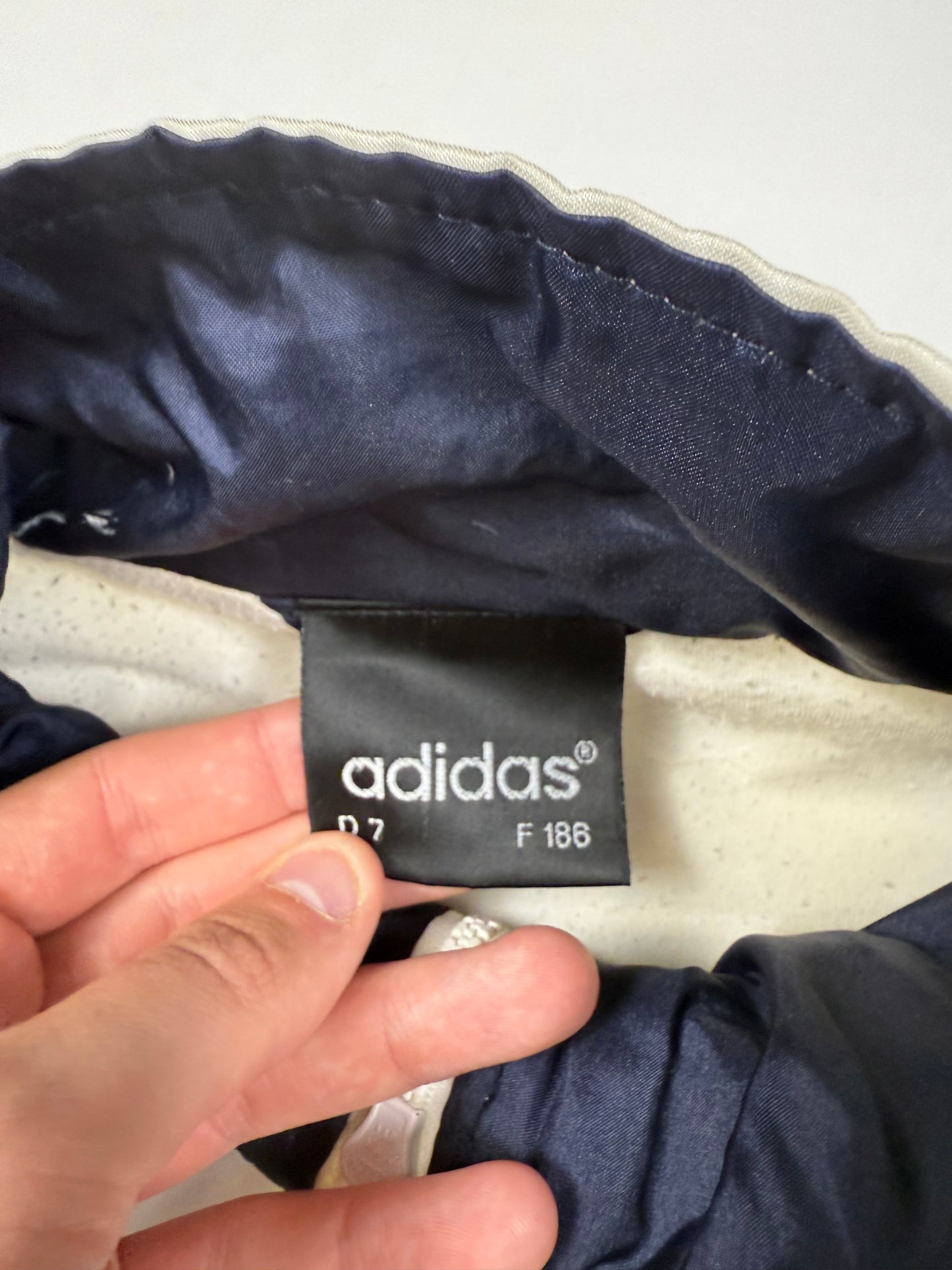 Vintage 90s adidas colour block track jacket (L)