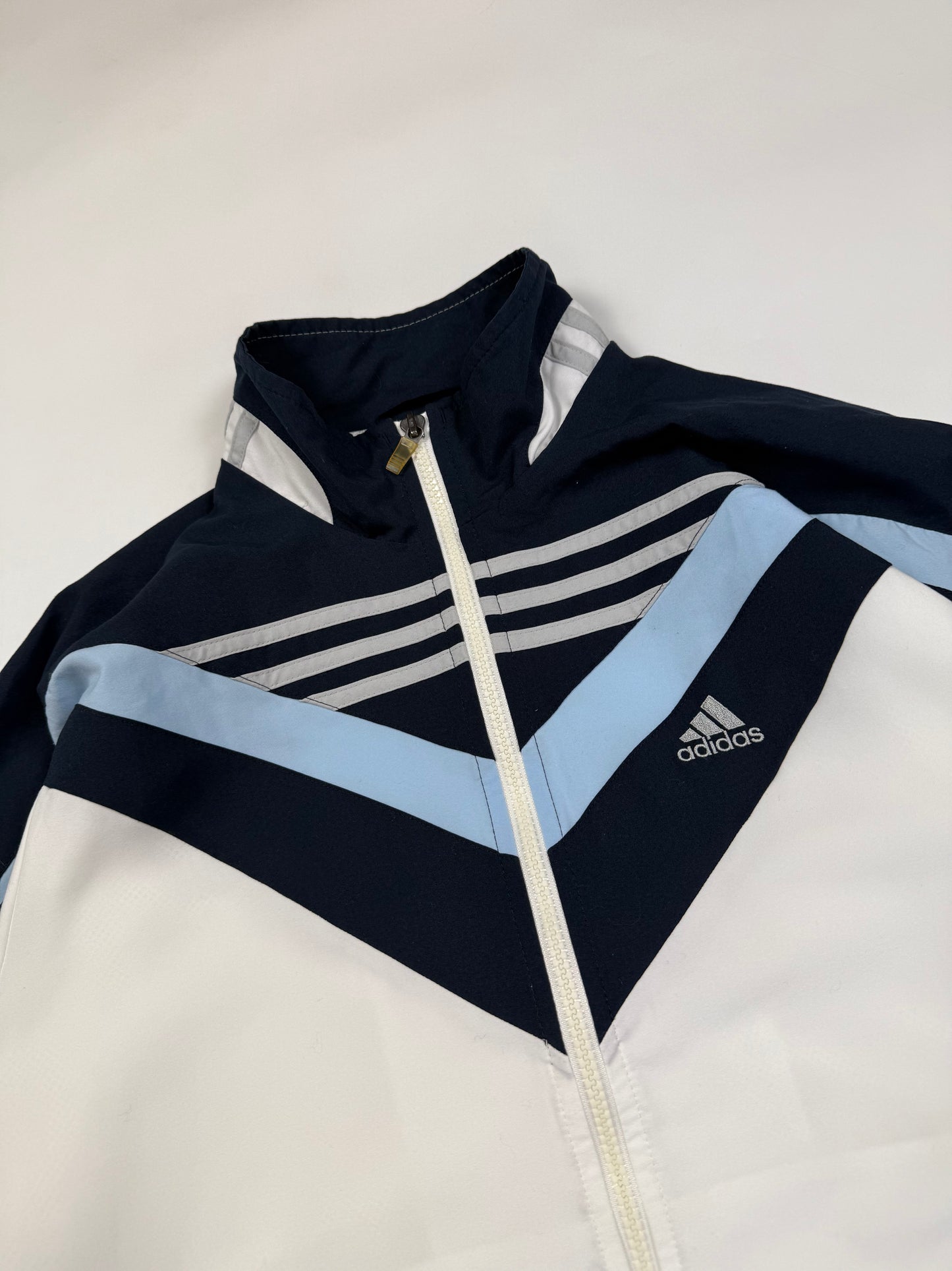 Vintage Adidas colour block track jacket (S)