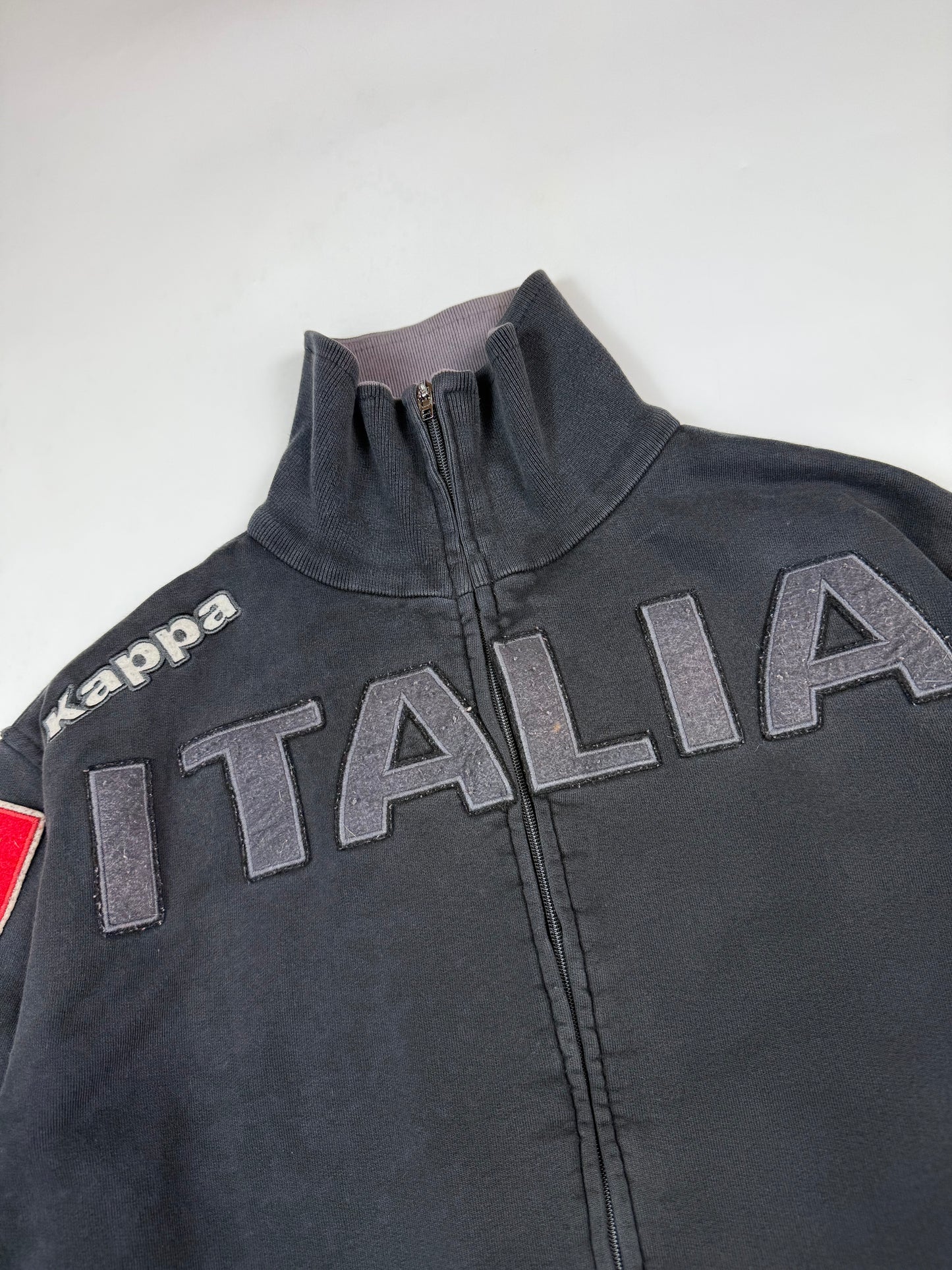 Vintage Italy Kappa spell out football track top (L)