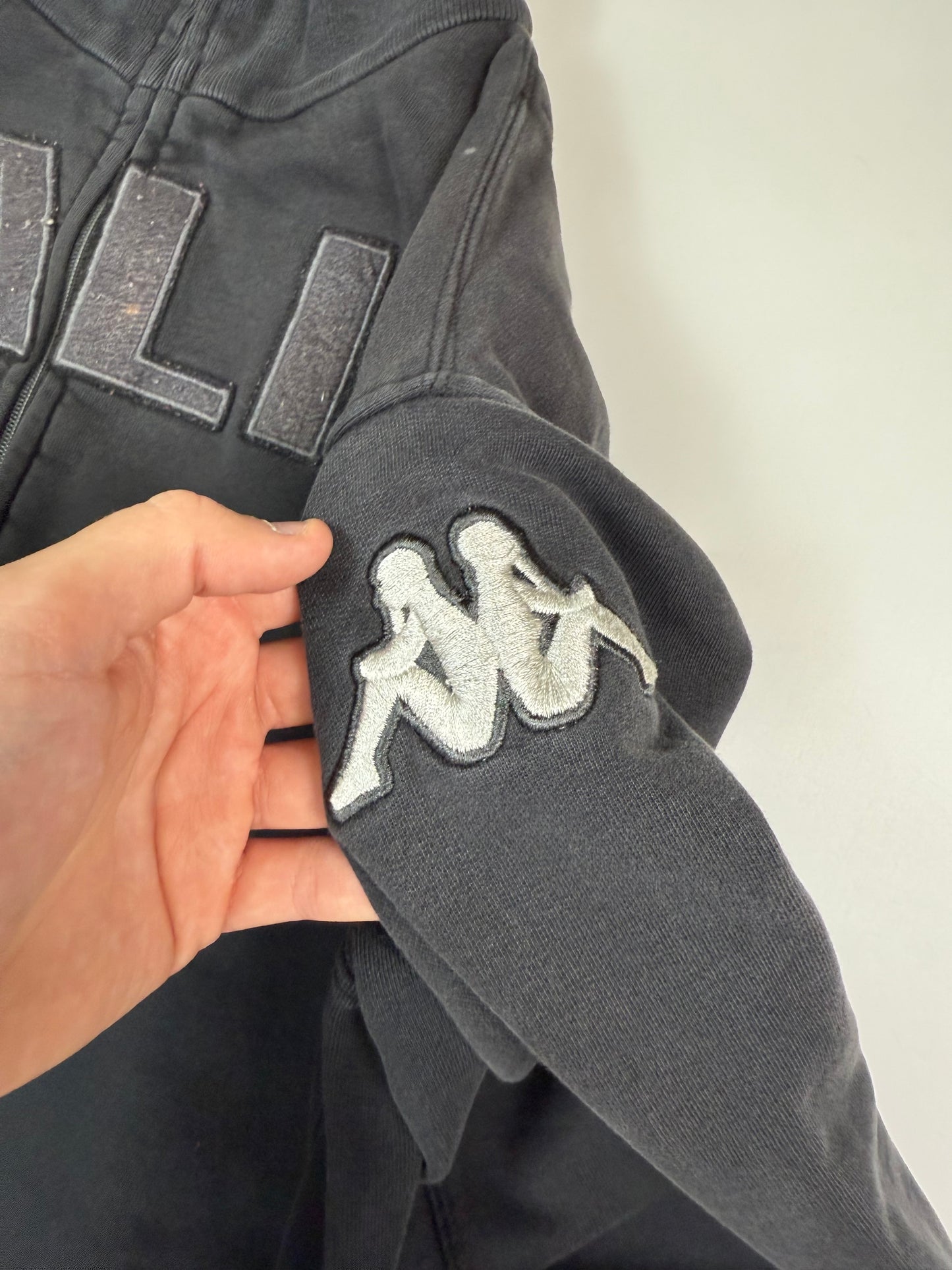 Vintage Italy Kappa spell out football track top (L)